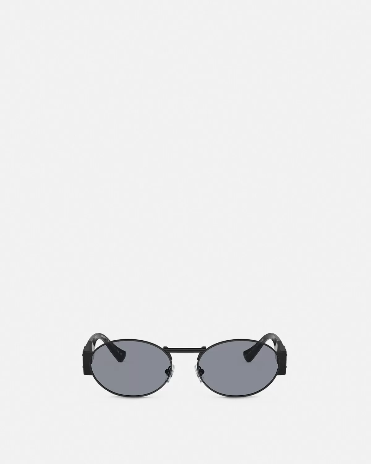 Homme Versace Lunettes De Soleil Ovales Medusa Déco