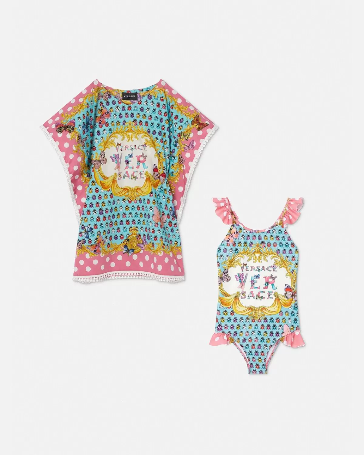 Enfant Versace Maillot De Bain Butterflies Kids