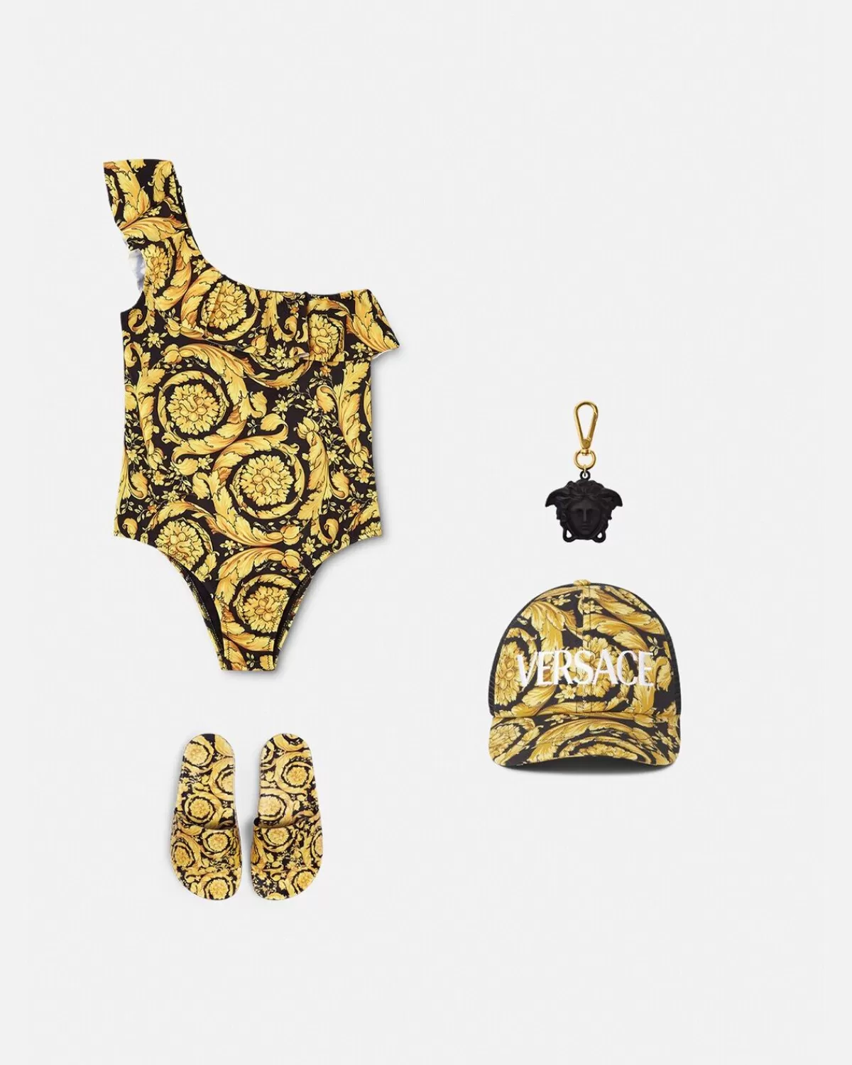 Enfant Versace Maillot De Bain Une Piece Barocco Kids