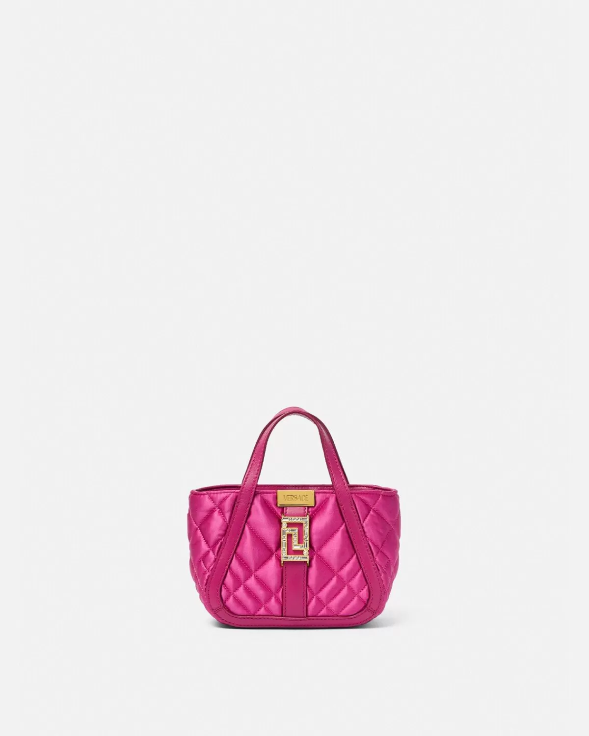 Femme Versace Mini Sac En Satin A Cristaux Greca Goddess