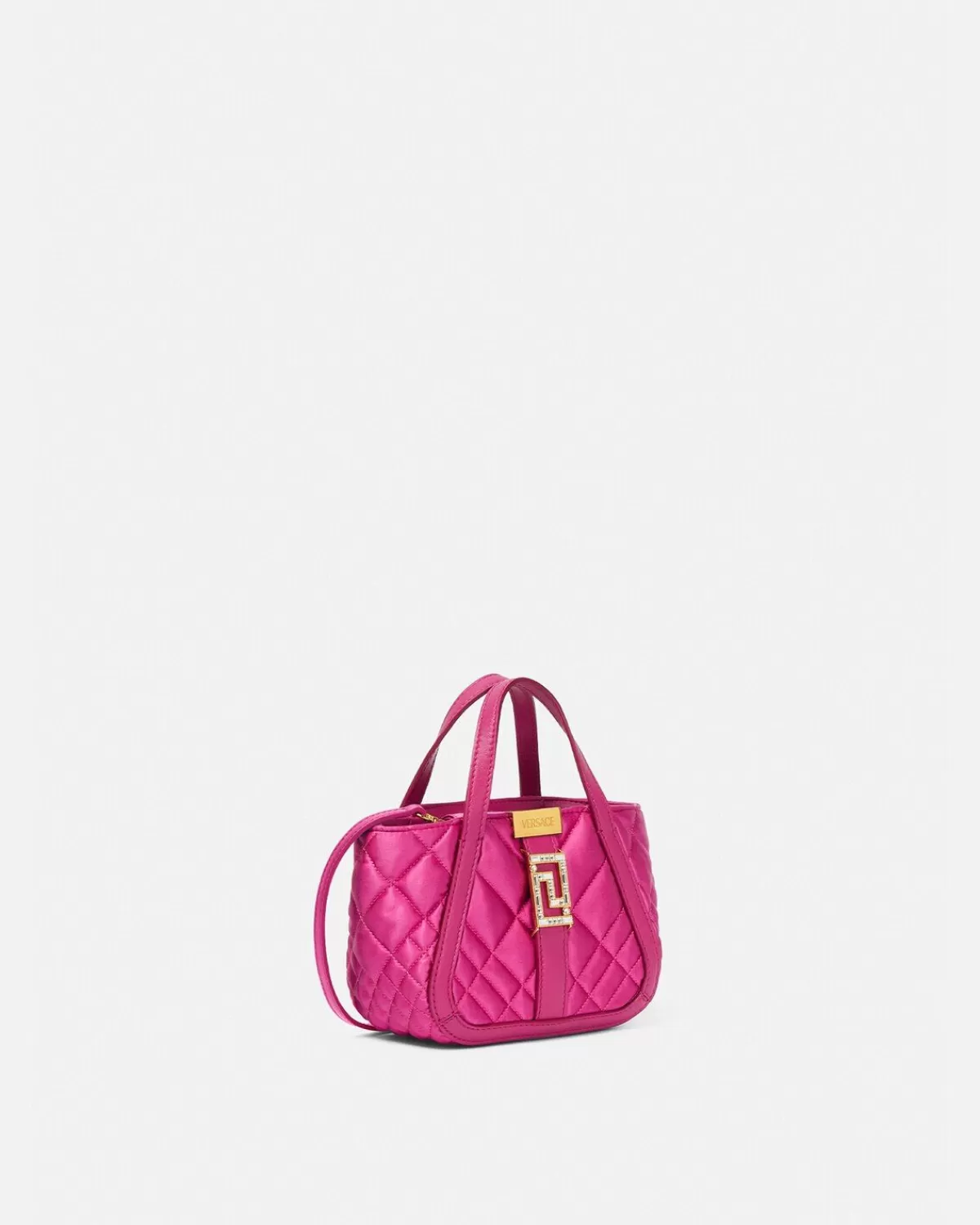 Femme Versace Mini Sac En Satin A Cristaux Greca Goddess