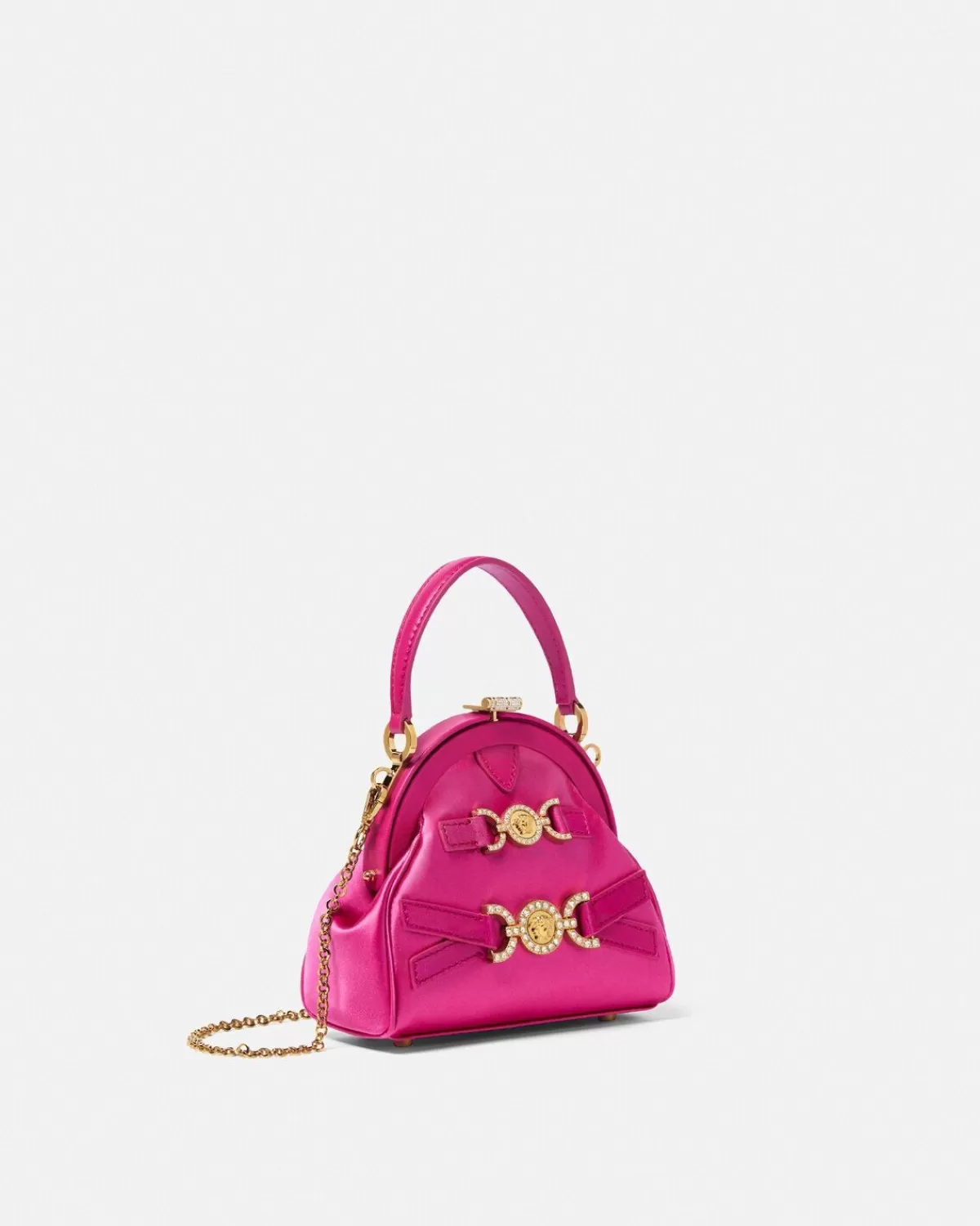 Femme Versace Mini Sac En Satin A Cristaux Medusa '95