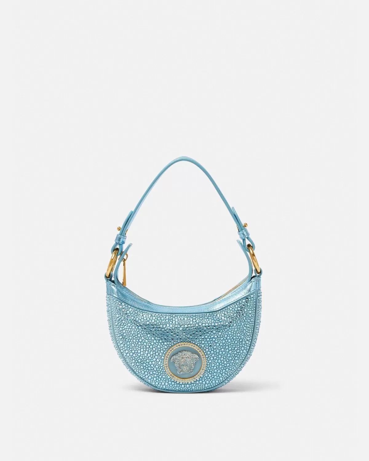 Femme Versace Mini Sac Hobo Repeat A Cristaux