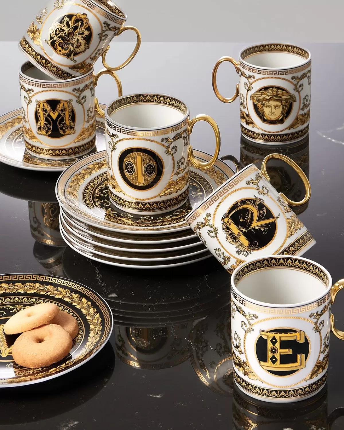 Versace Mug A Virtus Alphabet