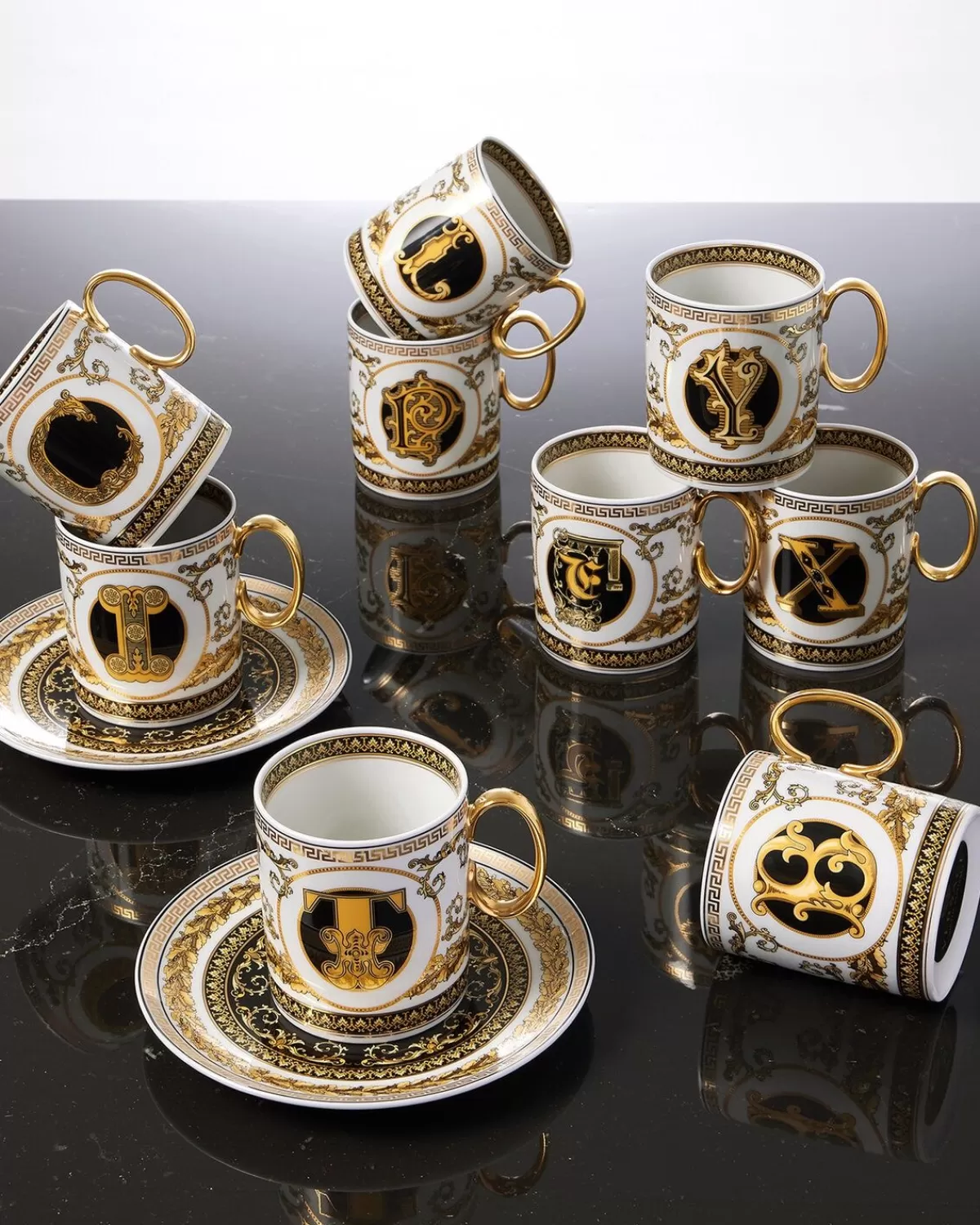 Versace Mug B Virtus Alphabet