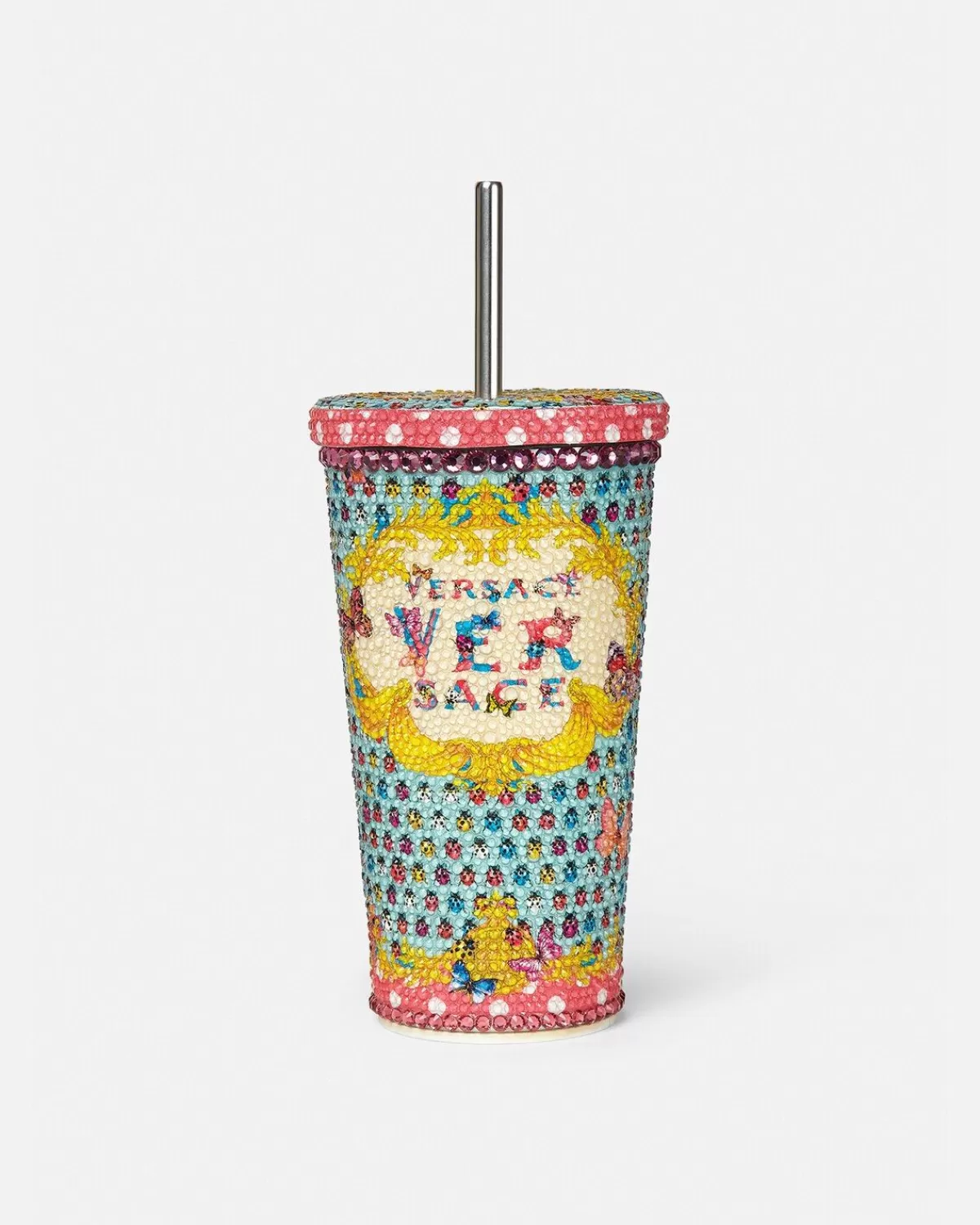 Versace Mug De Voyage A Papillons Et Cristaux