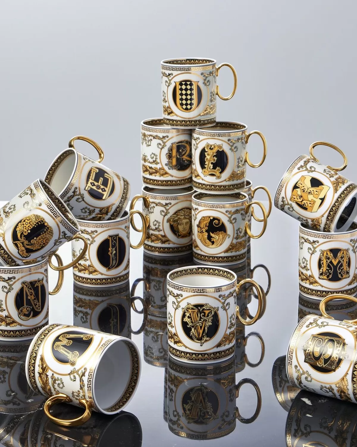 Versace Mug G Virtus Alphabet