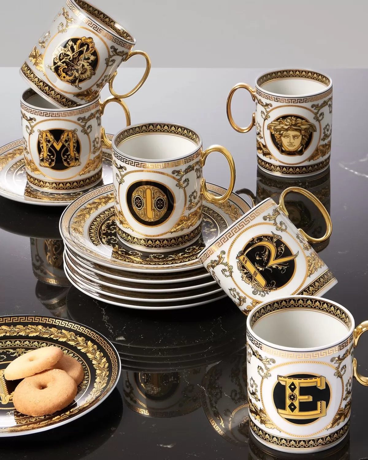 Versace Mug M Virtus Alphabet