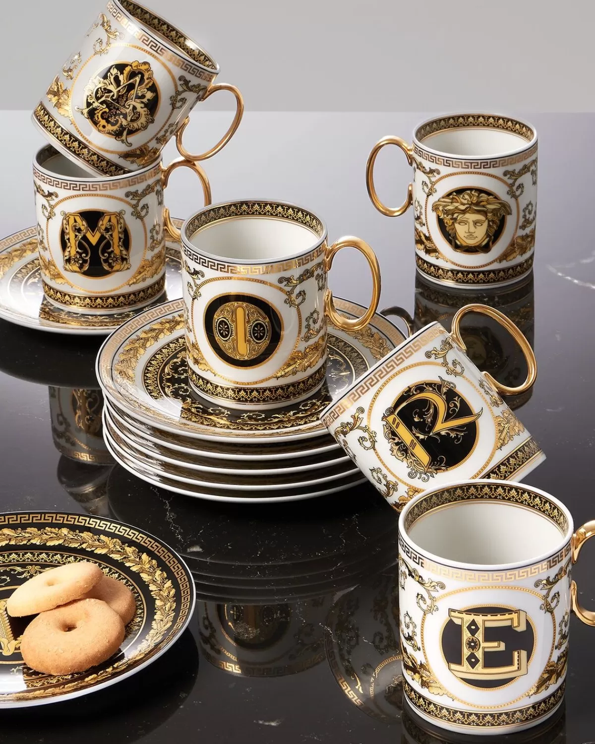 Versace Mug R Virtus Alphabet