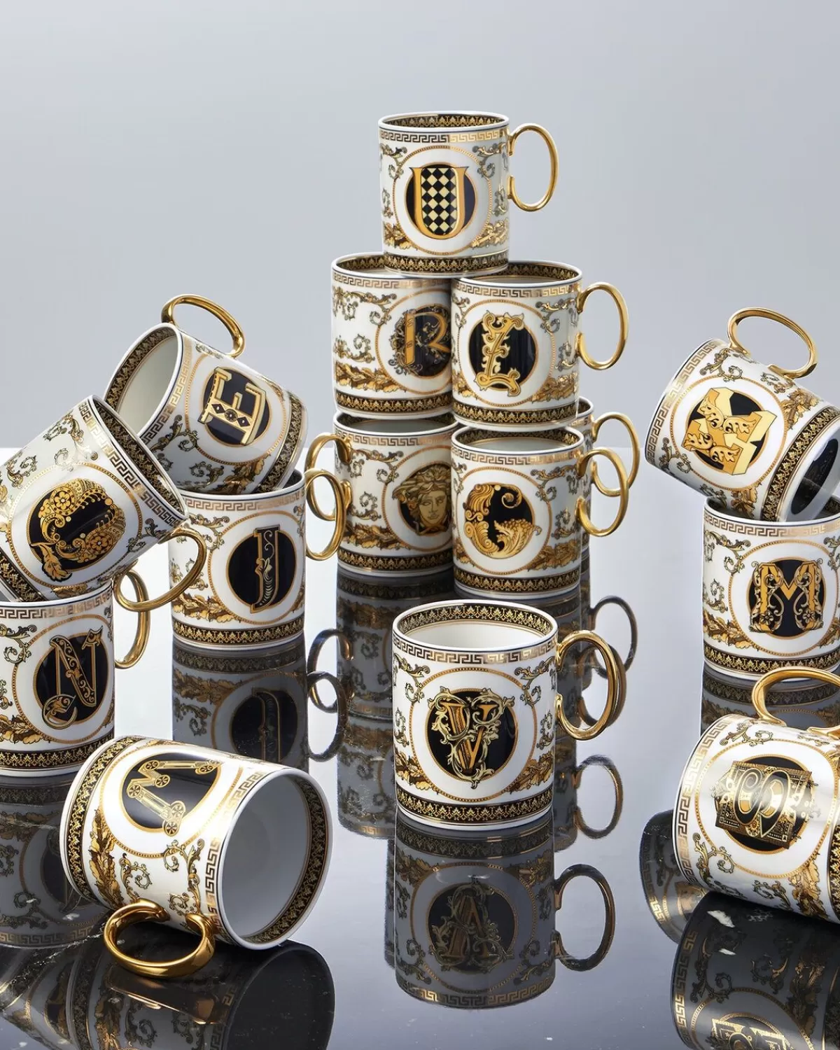 Versace Mug S Virtus Alphabet