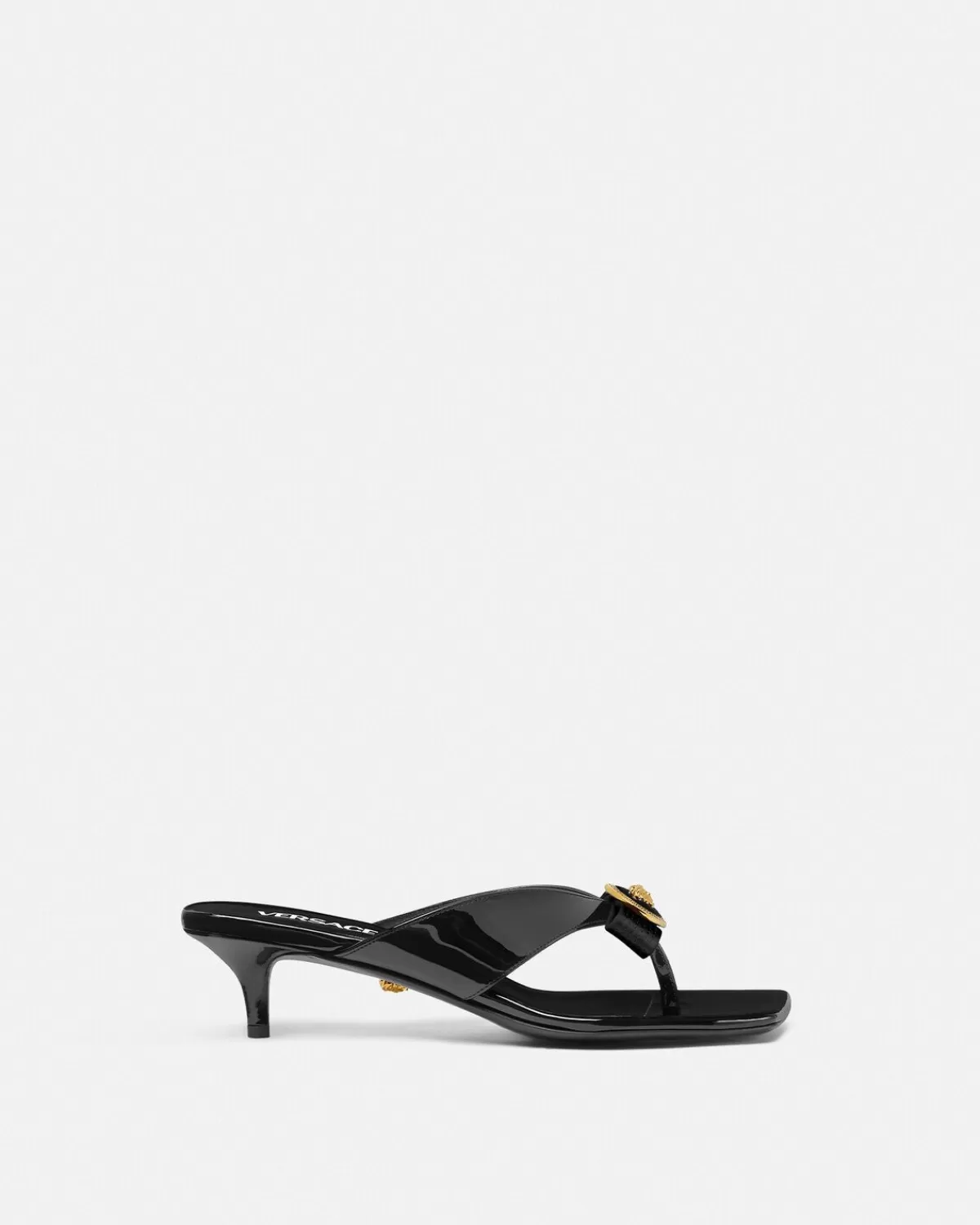 Femme Versace Mules A Petit Talon Gianni Ribbon