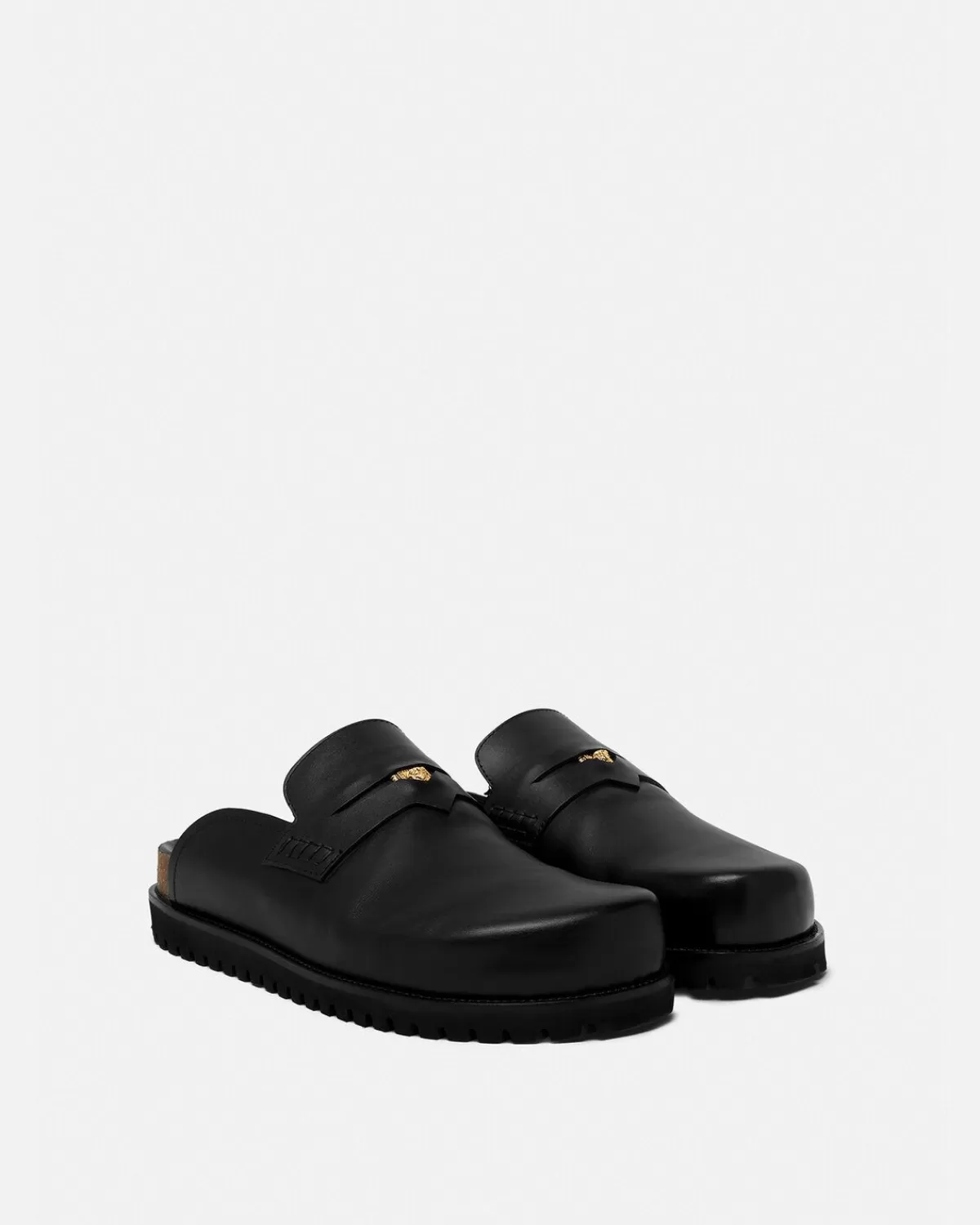 Homme Versace Mules Medusa