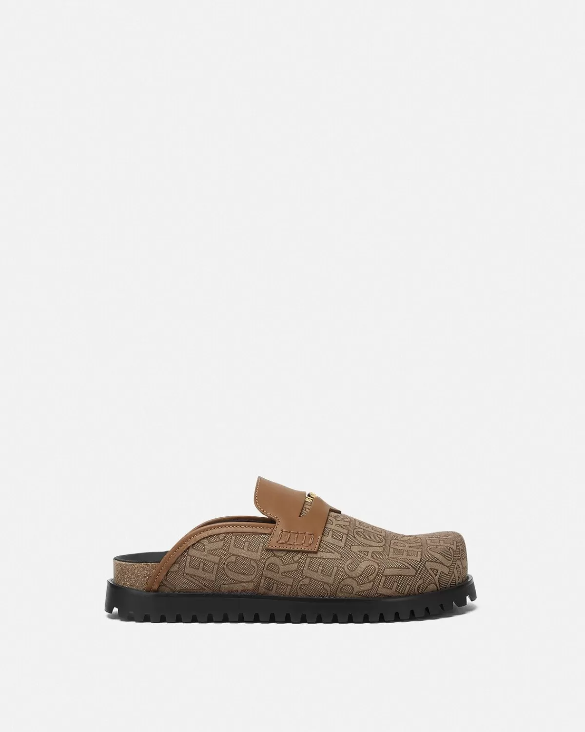 Homme Versace Mules Allover Medusa