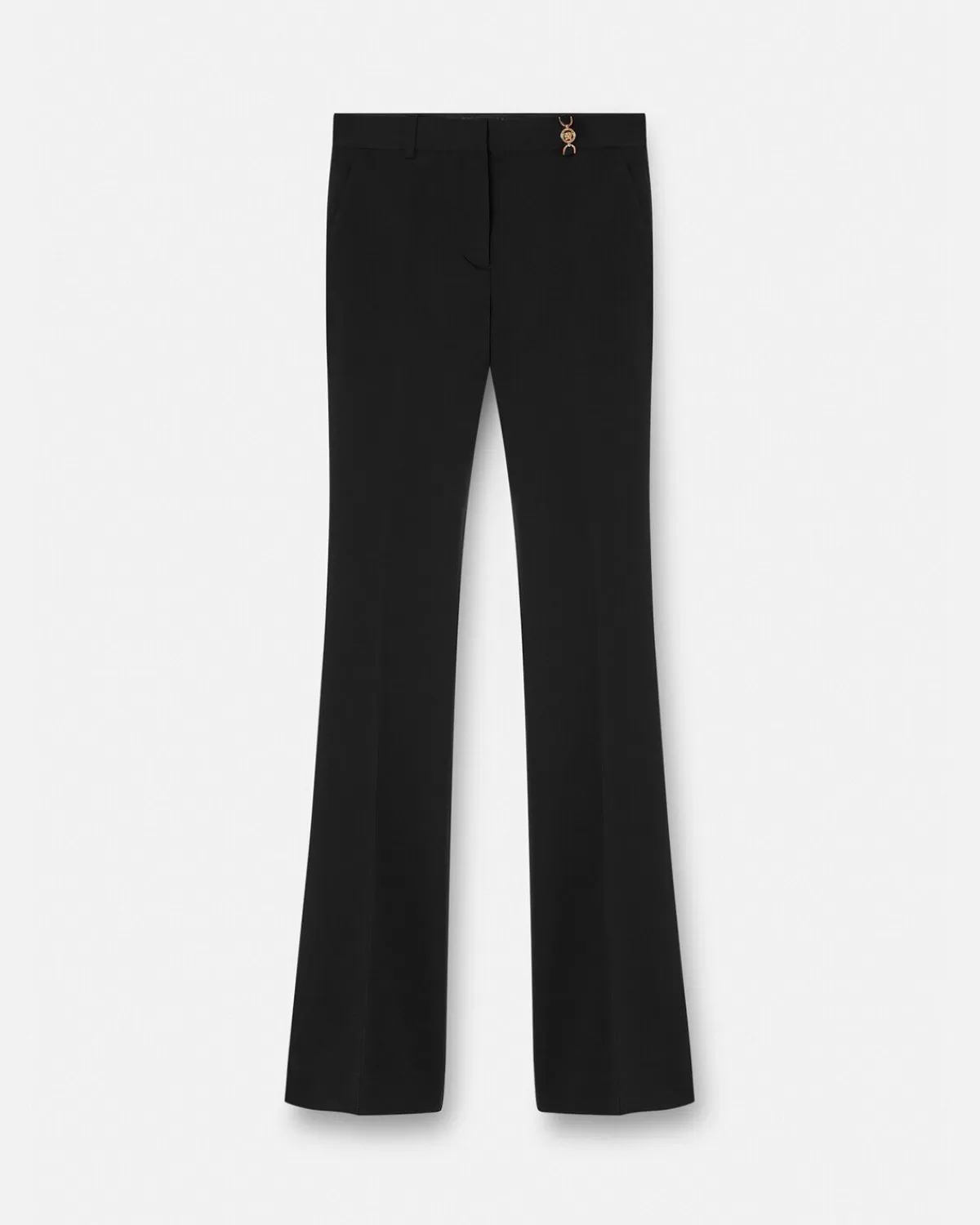 Femme Versace Pantalon Ajuste Evase