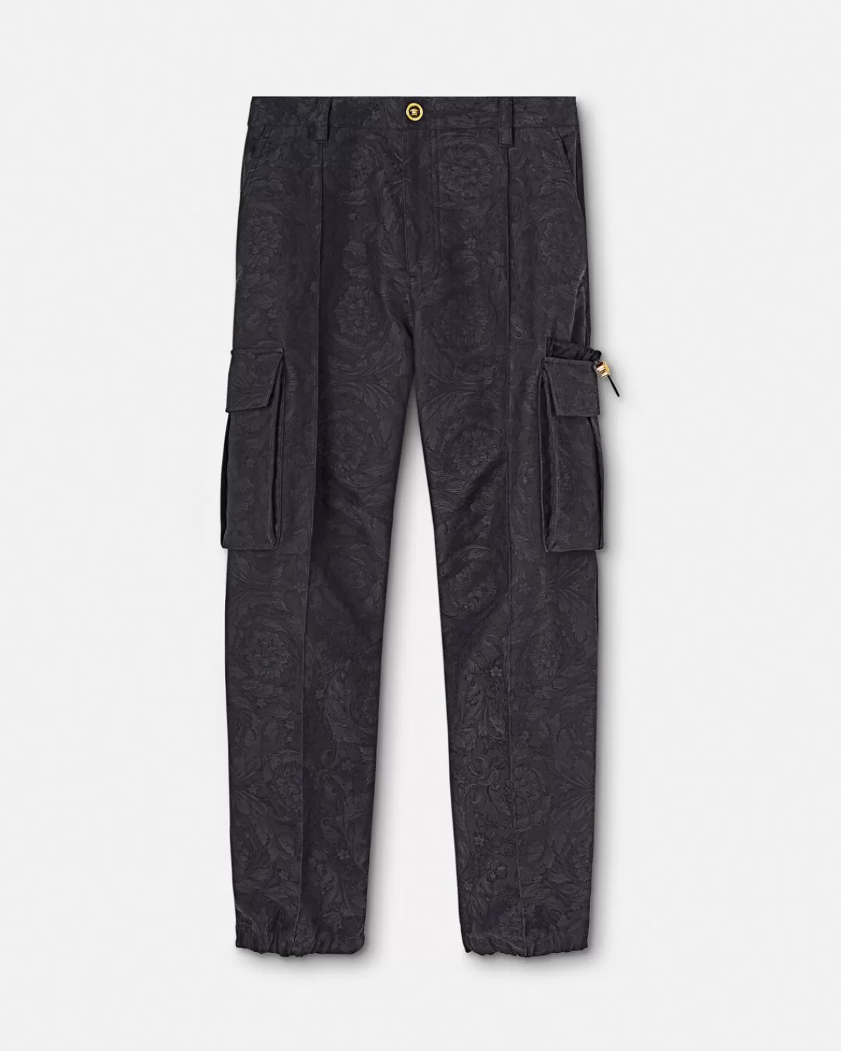 Homme Versace Pantalon Cargo En Jacquard Barocco