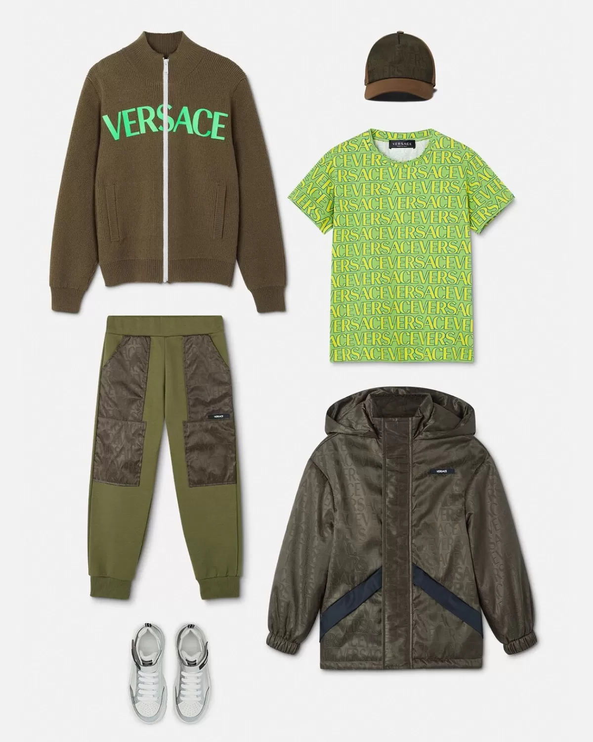 Enfant Versace Pantalon De Survetement Allover Kids