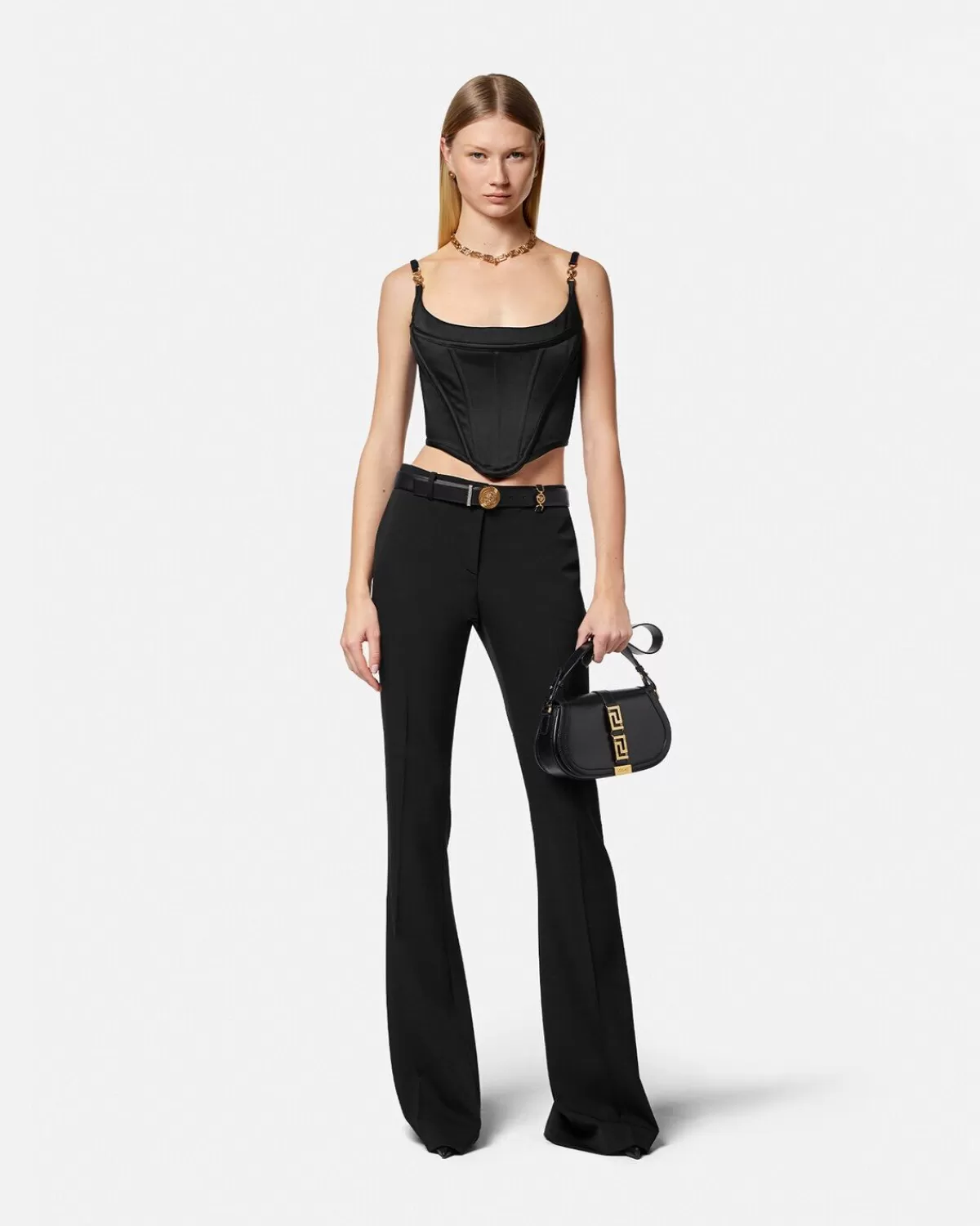 Femme Versace Pantalon Evase Medusa '95