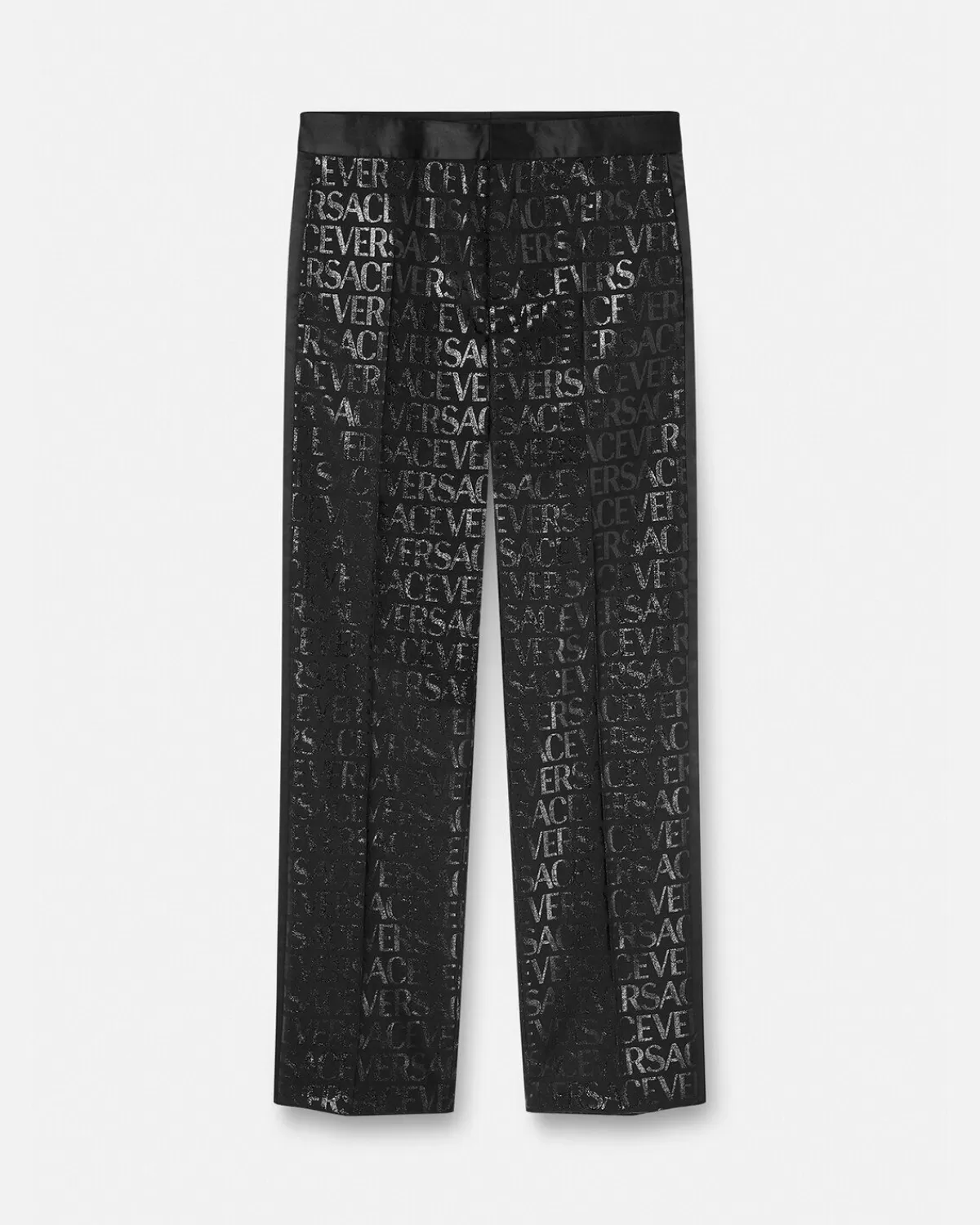 Homme Versace Pantalon Allover En Jacquard