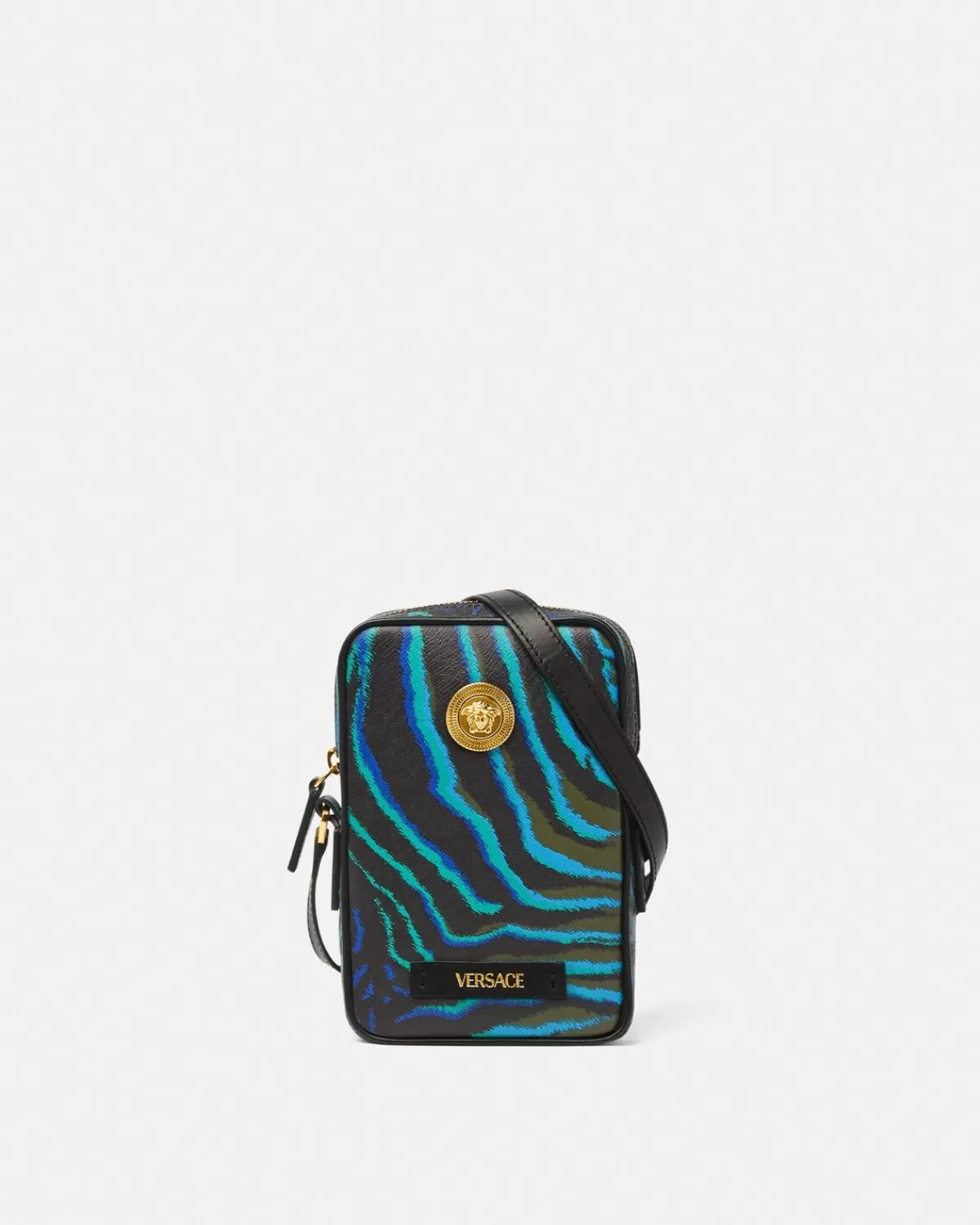 Homme Versace Petit Sac A Bandouliere Tiger Medusa Biggie