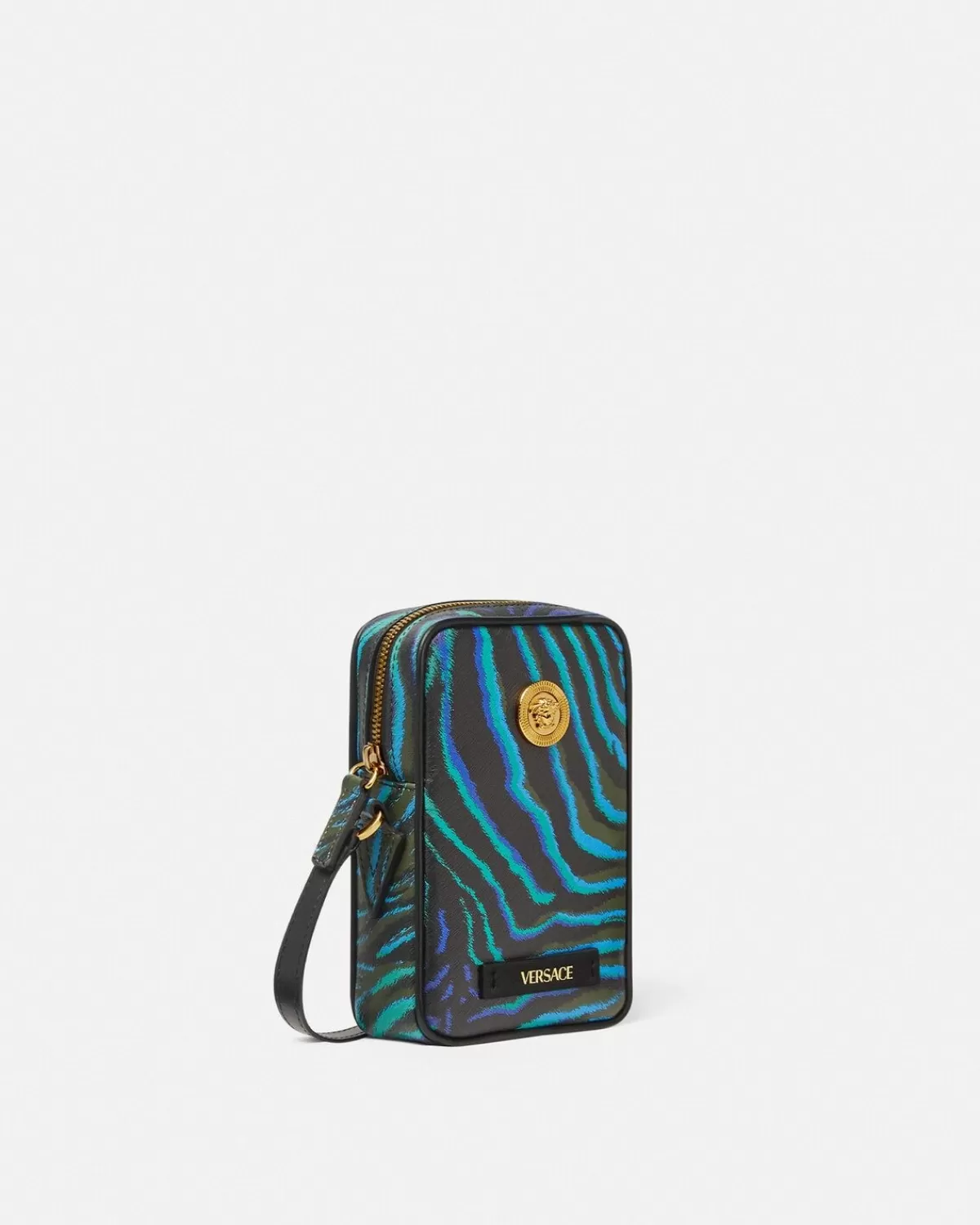 Homme Versace Petit Sac A Bandouliere Tiger Medusa Biggie