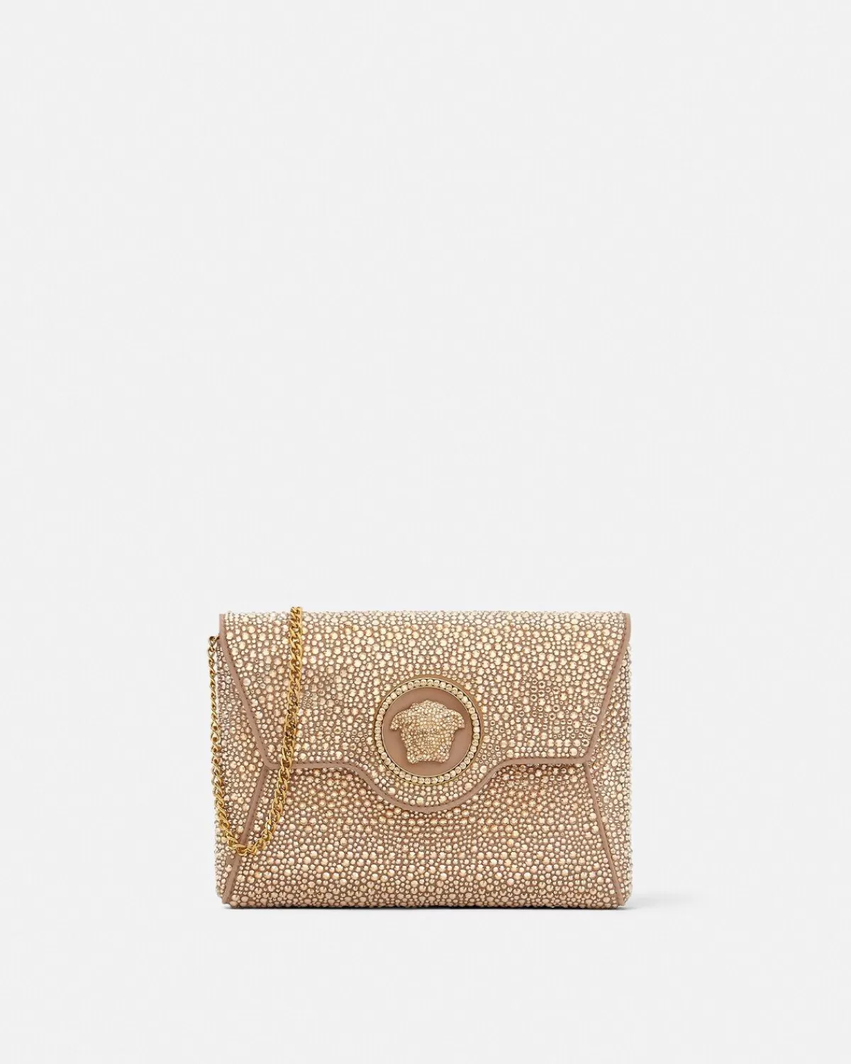 Femme Versace Pochette Enveloppe A Cristaux La Medusa