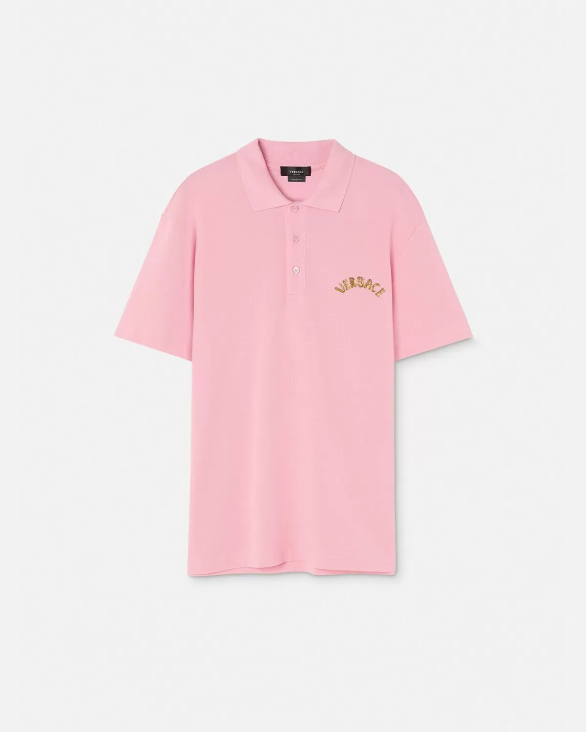 Homme Versace Polo A Logo Seashell Baroque