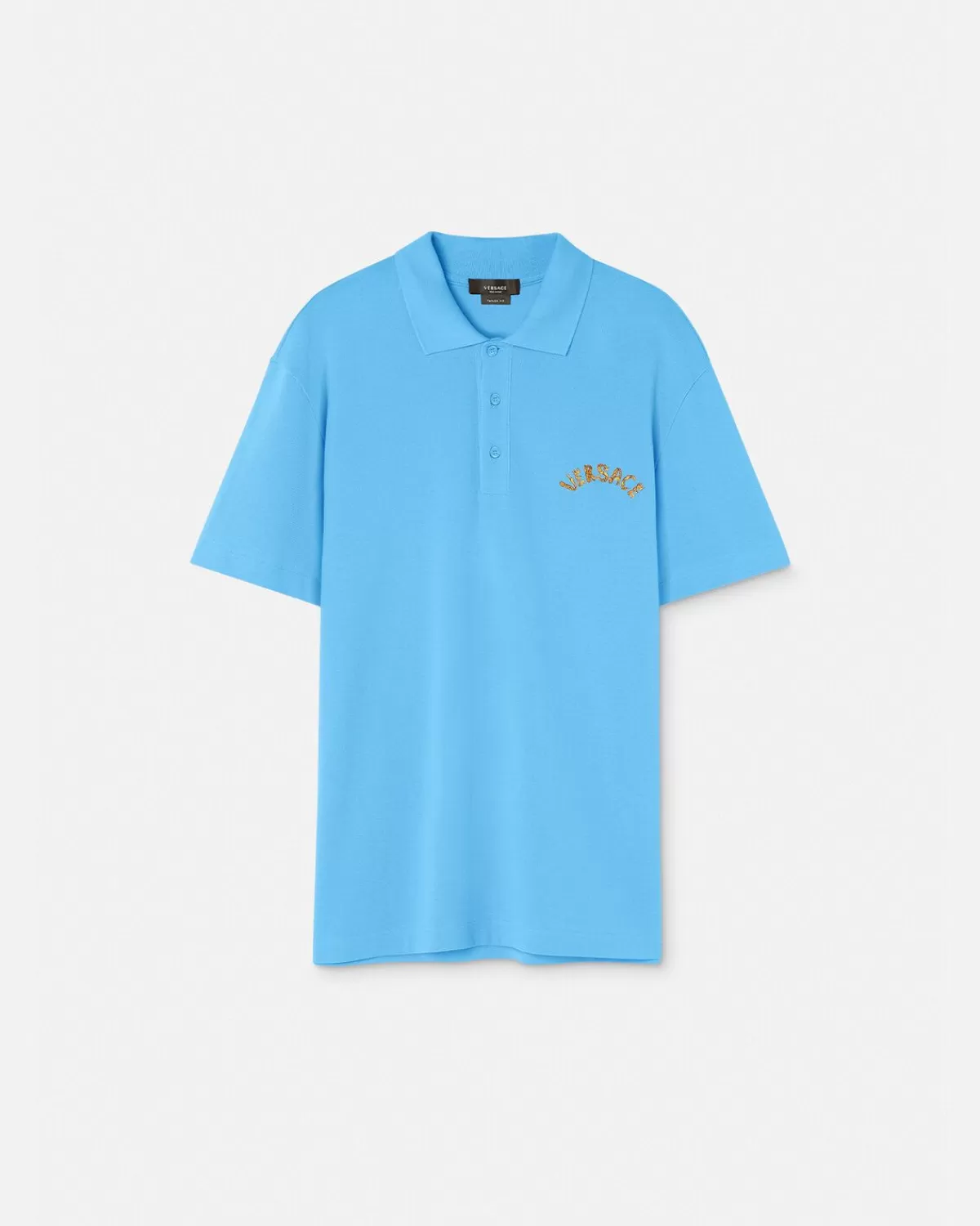 Homme Versace Polo A Logo Seashell Baroque