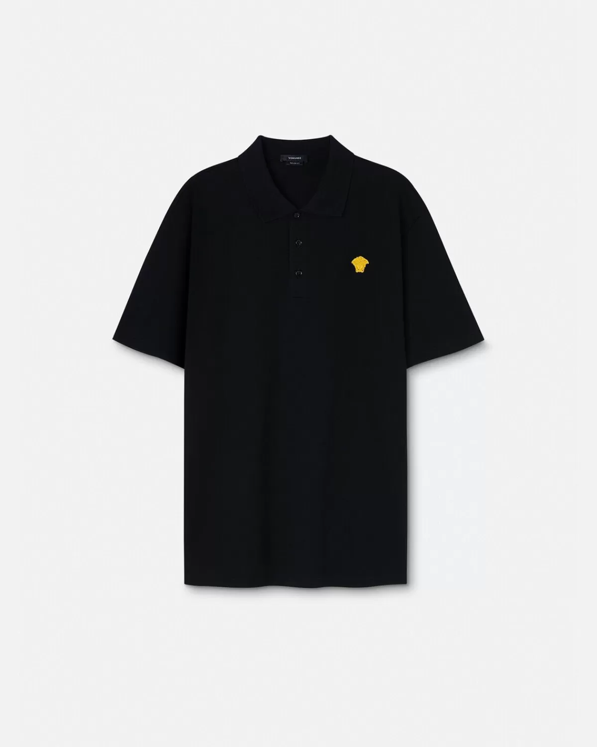 Homme Versace Polo A Manches Courtes Brode