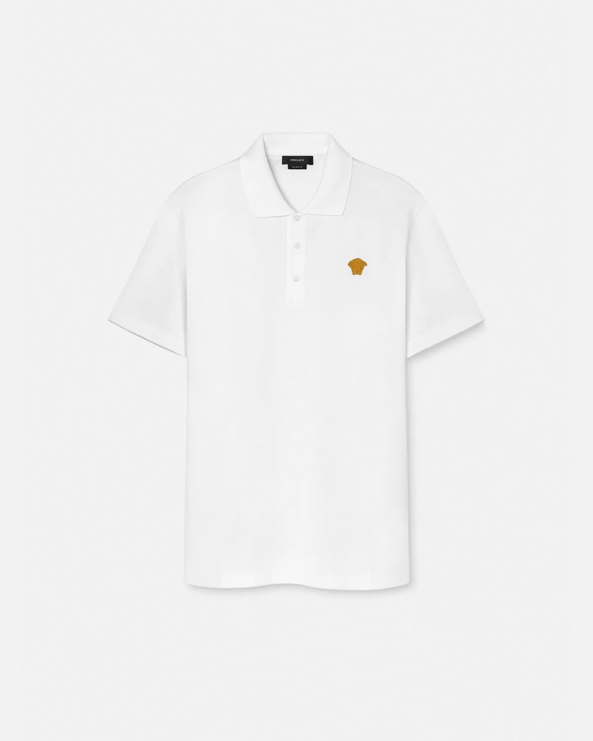 Homme Versace Polo A Manches Courtes Brode