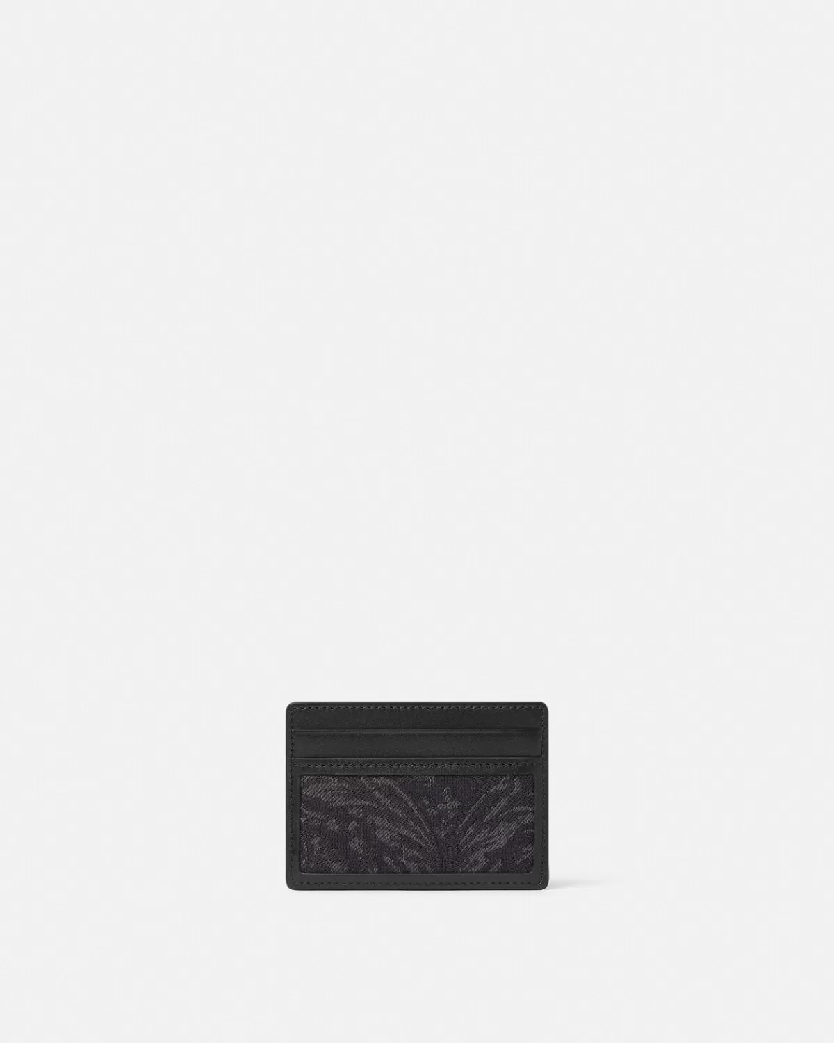 Homme Versace Porte-Cartes En Jacquard Barocco