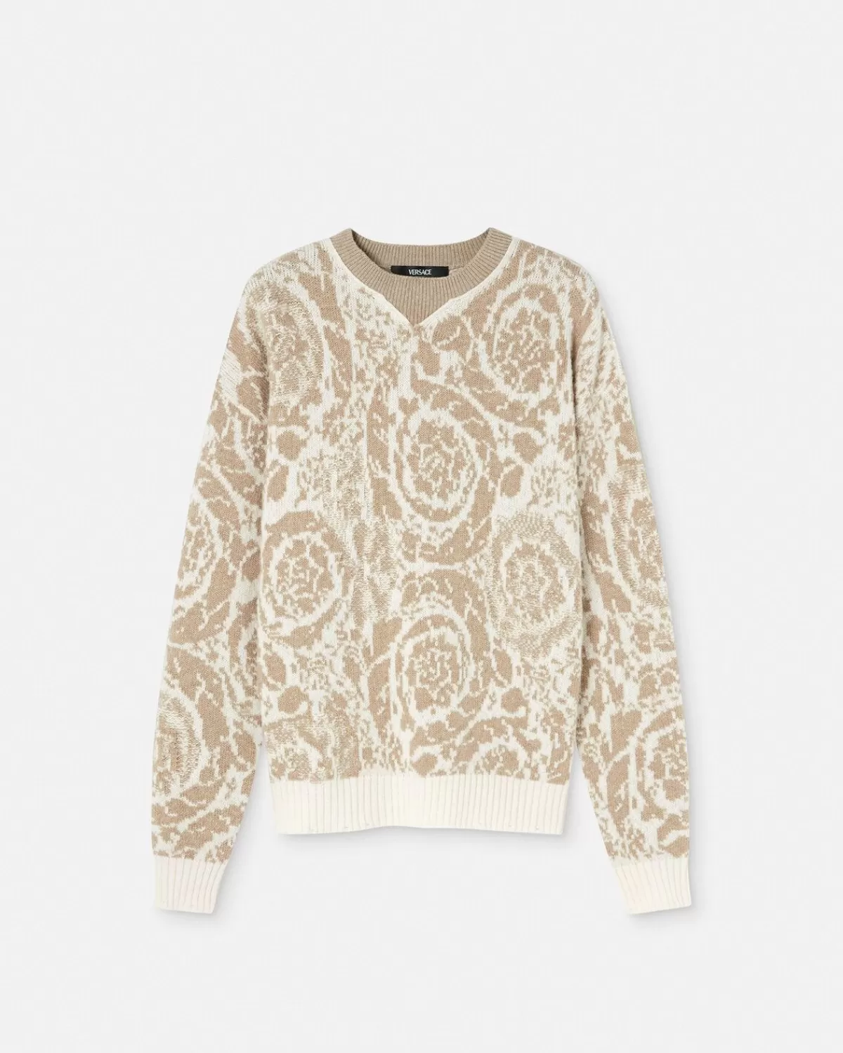 Homme Versace Pull En Maille Barocco