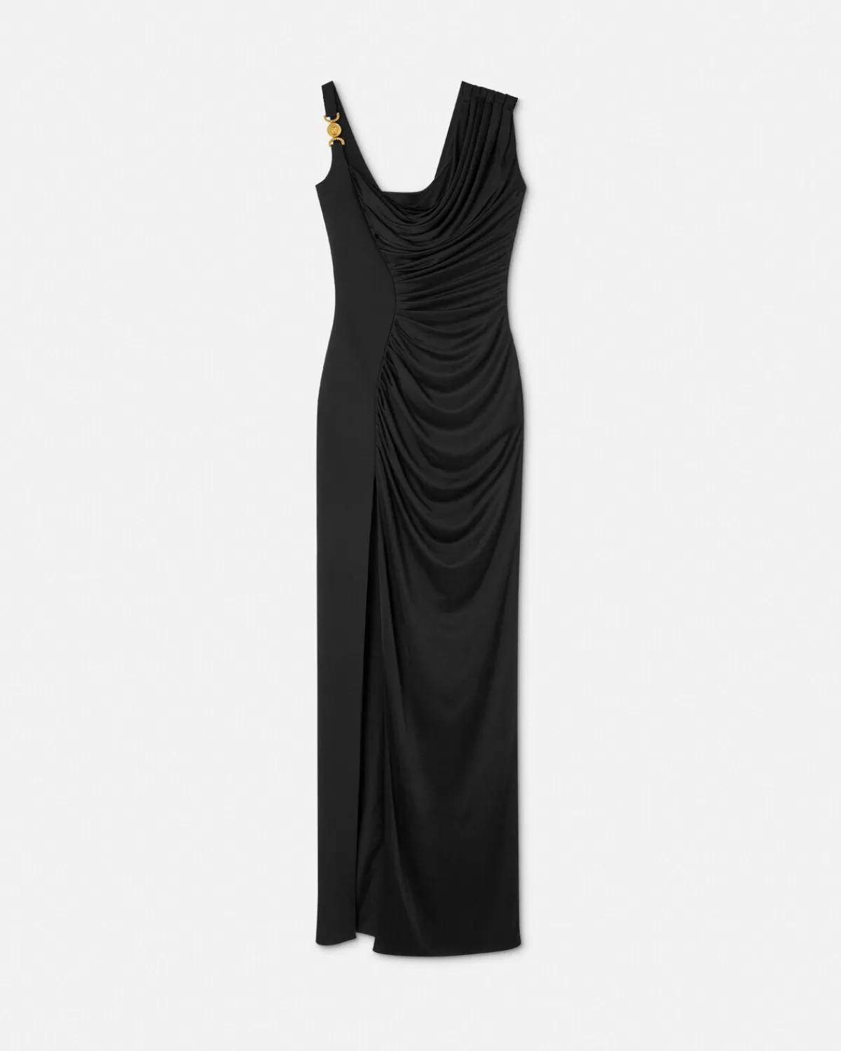 Femme Versace Robe De Soiree Drapee Medusa '95