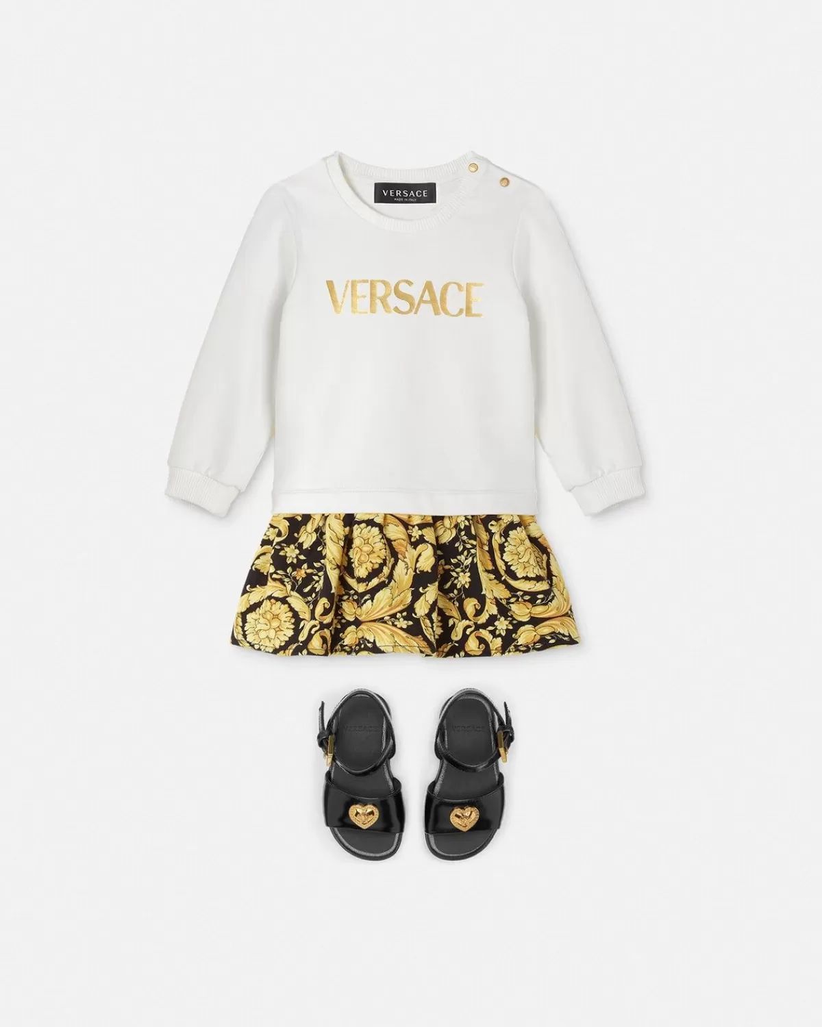 Enfant Versace Robe Sweat Barocco Baby