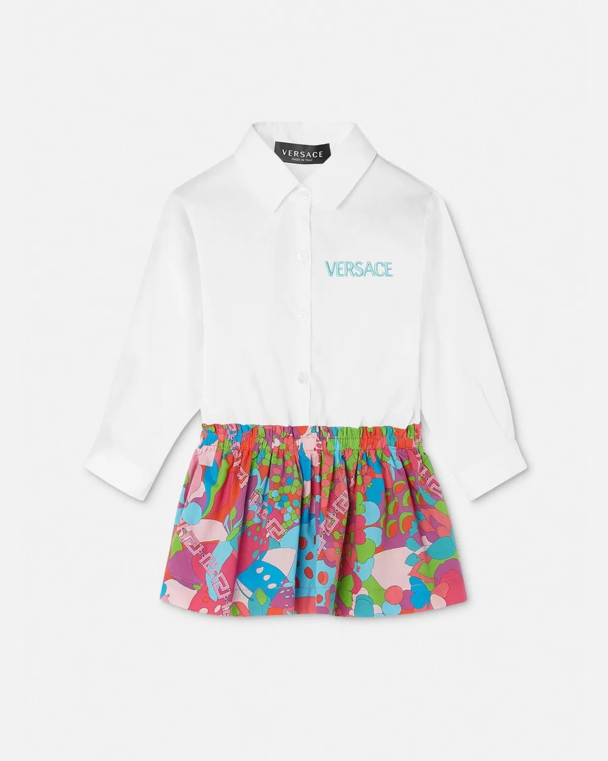 Enfant Versace Robe T-Shirt Floral Summer Baby