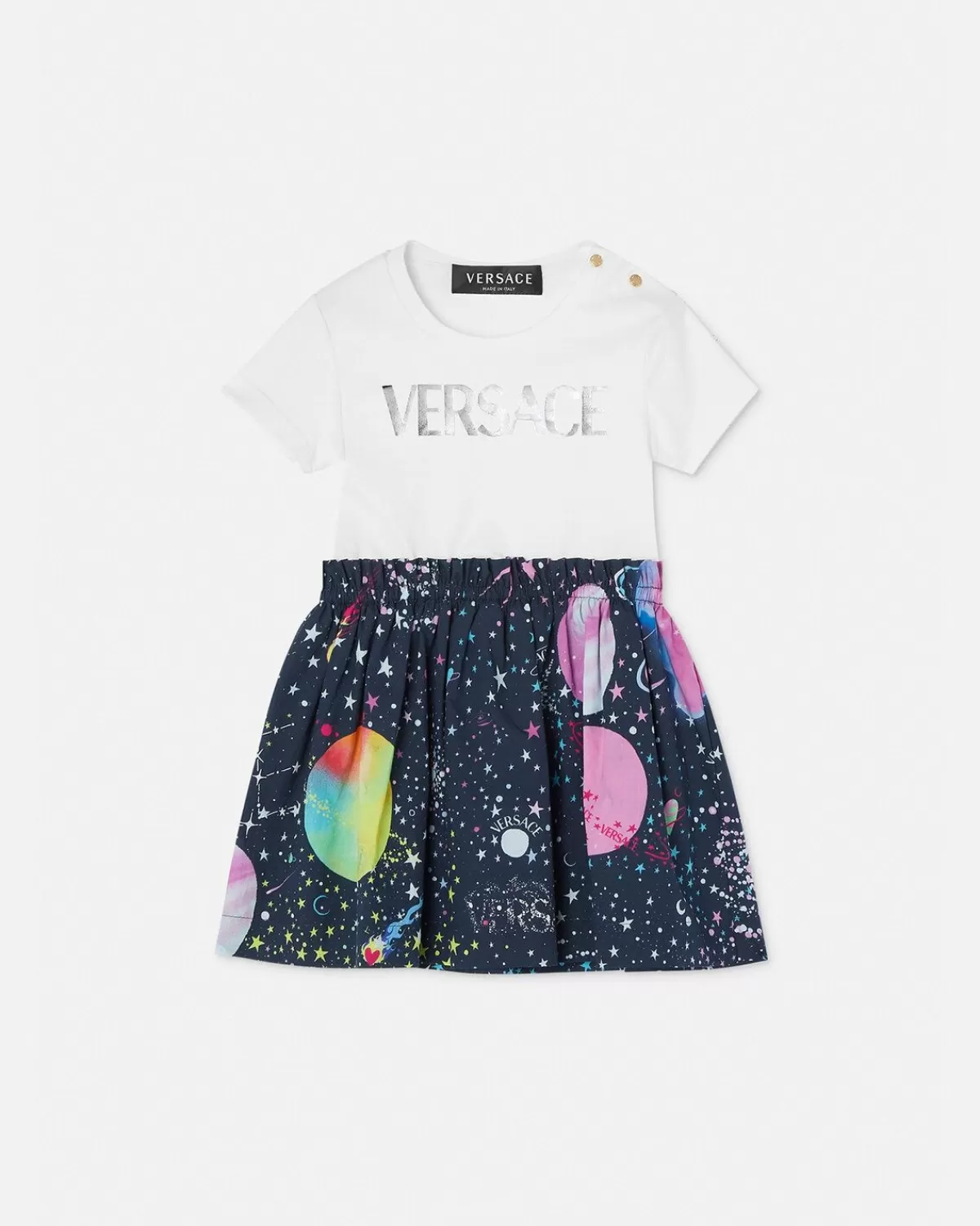 Enfant Versace Robe T-Shirt Medusa Galaxy Baby