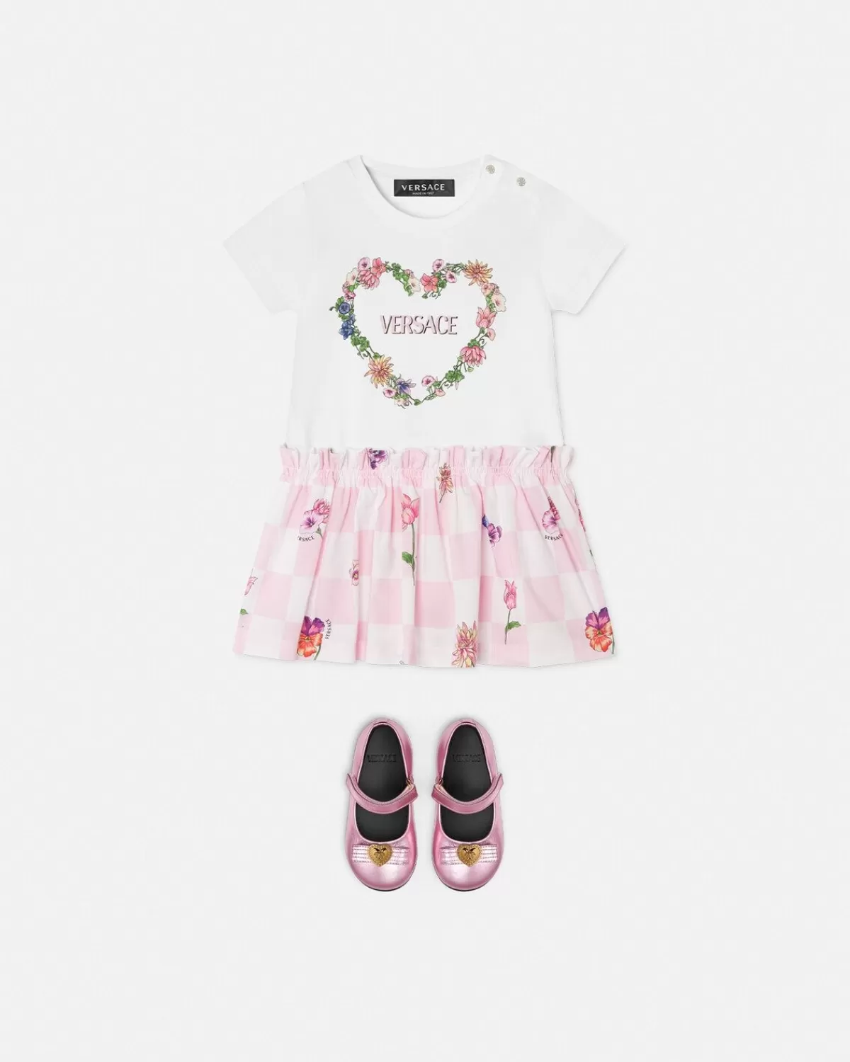 Enfant Versace Robe-T-Shirt Blossom Baby