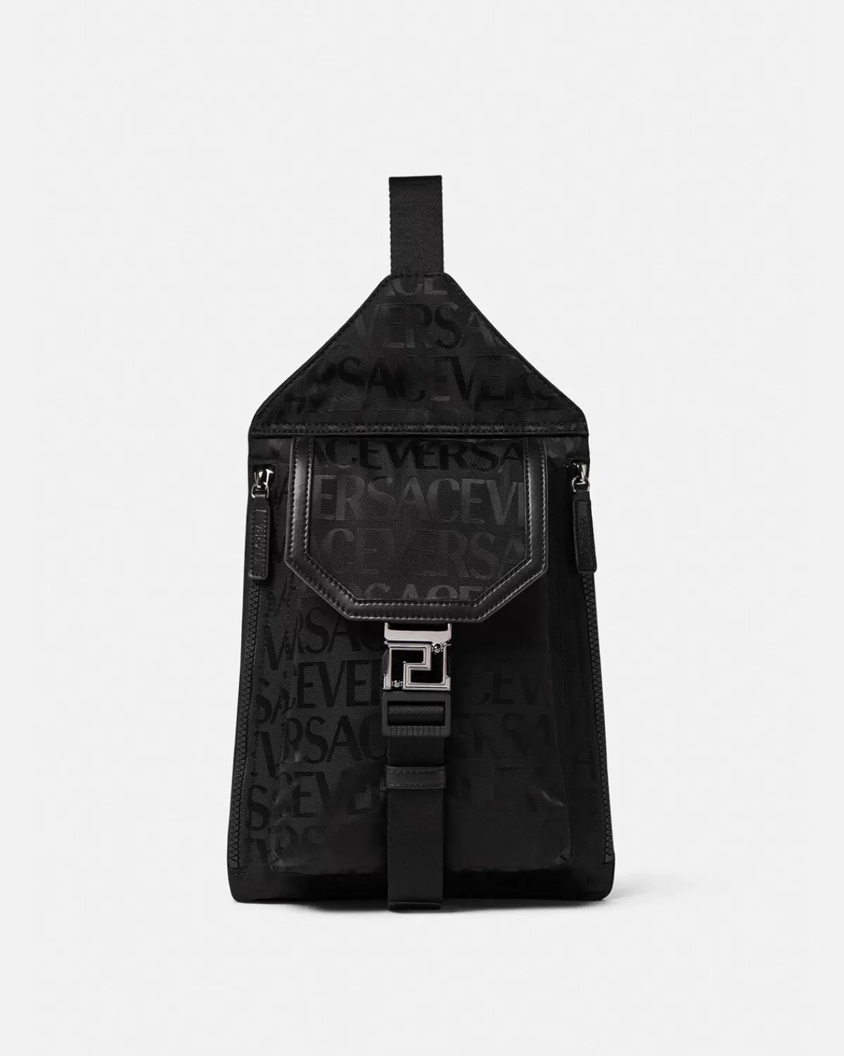 Homme Versace Sac A Dos Sling Allover Neo Nylon