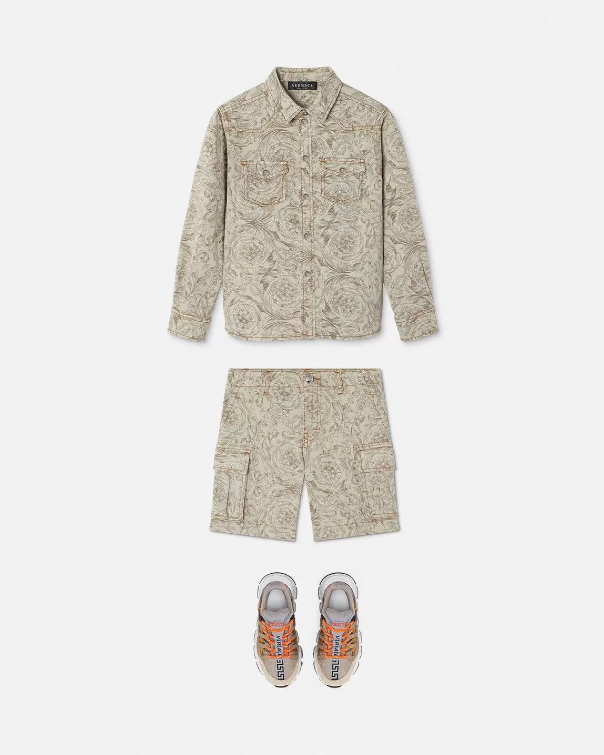 Enfant Versace Short Cargo Barocco Kids