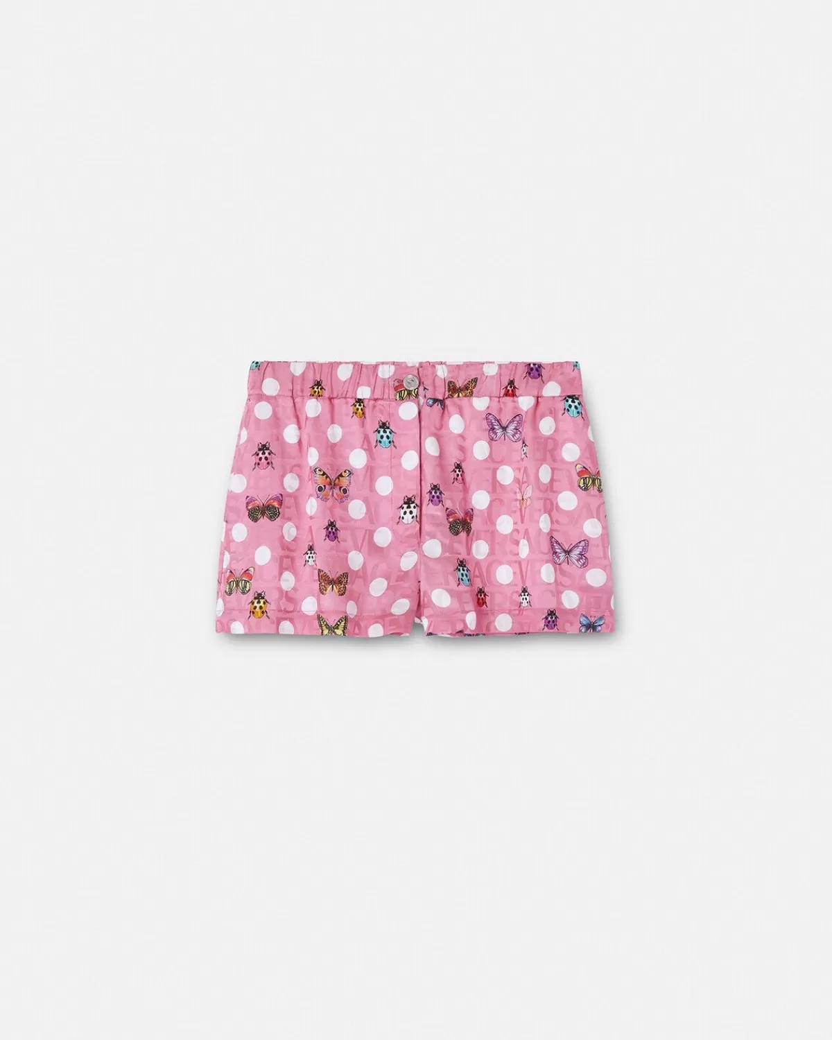 Femme Versace Short De Bain A Imprime Papillons En Soie