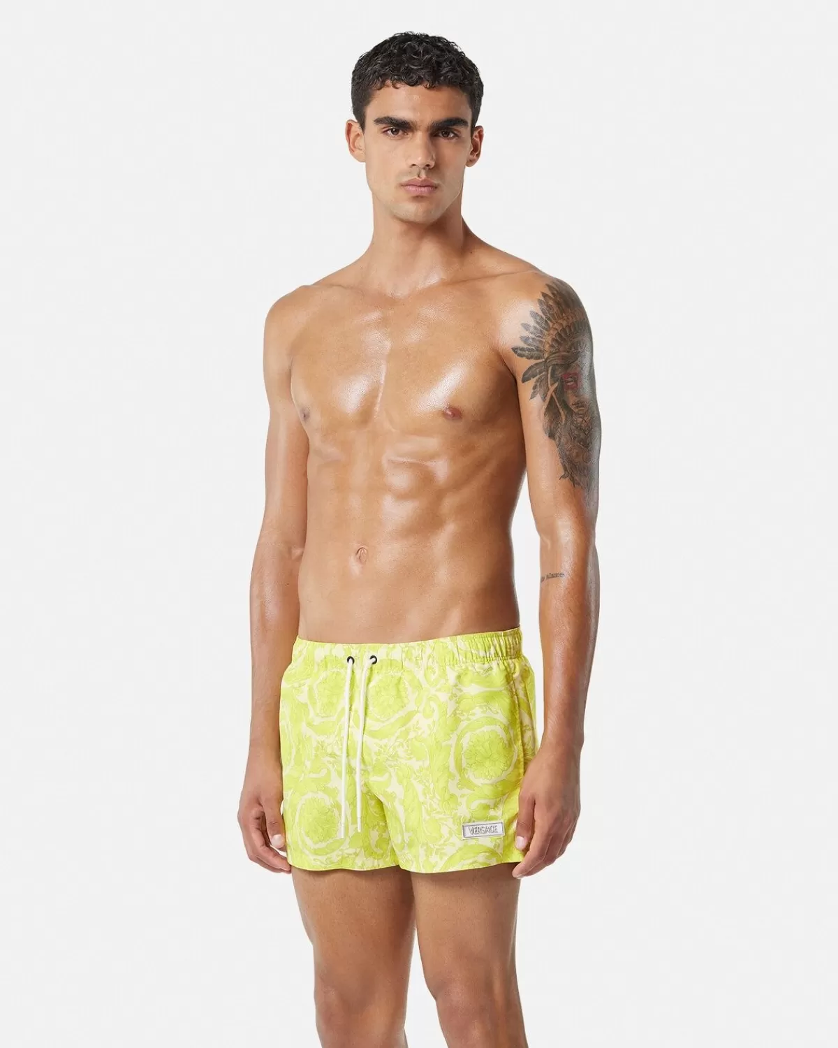 Homme Versace Short De Bain Barocco