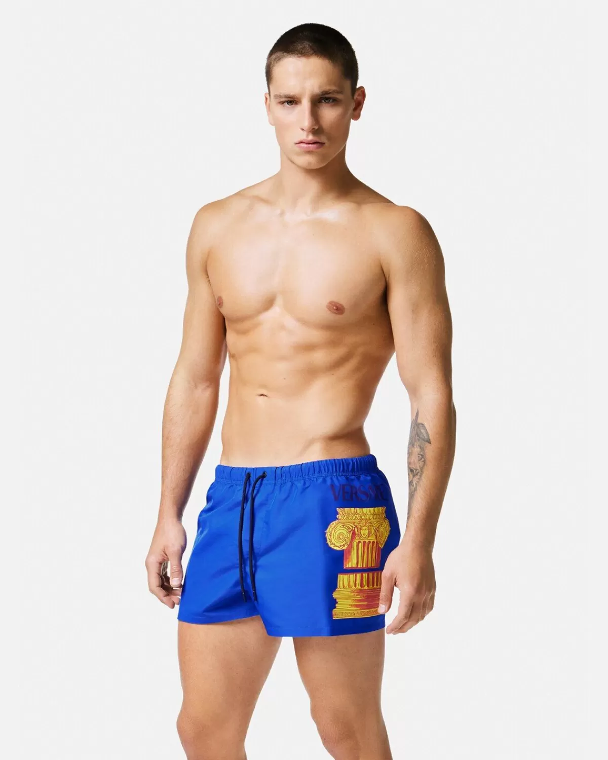 Homme Versace Short De Bain La Colonna