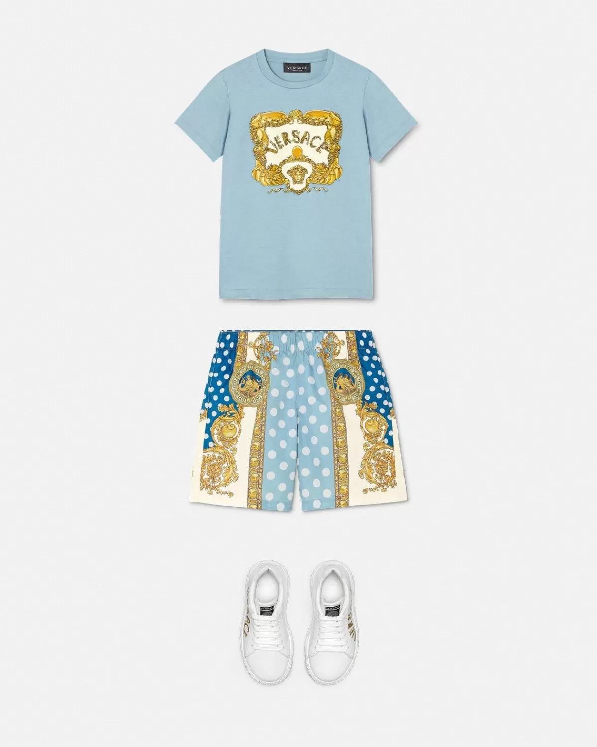 Enfant Versace Short De Bain Seashell Baroque Kids