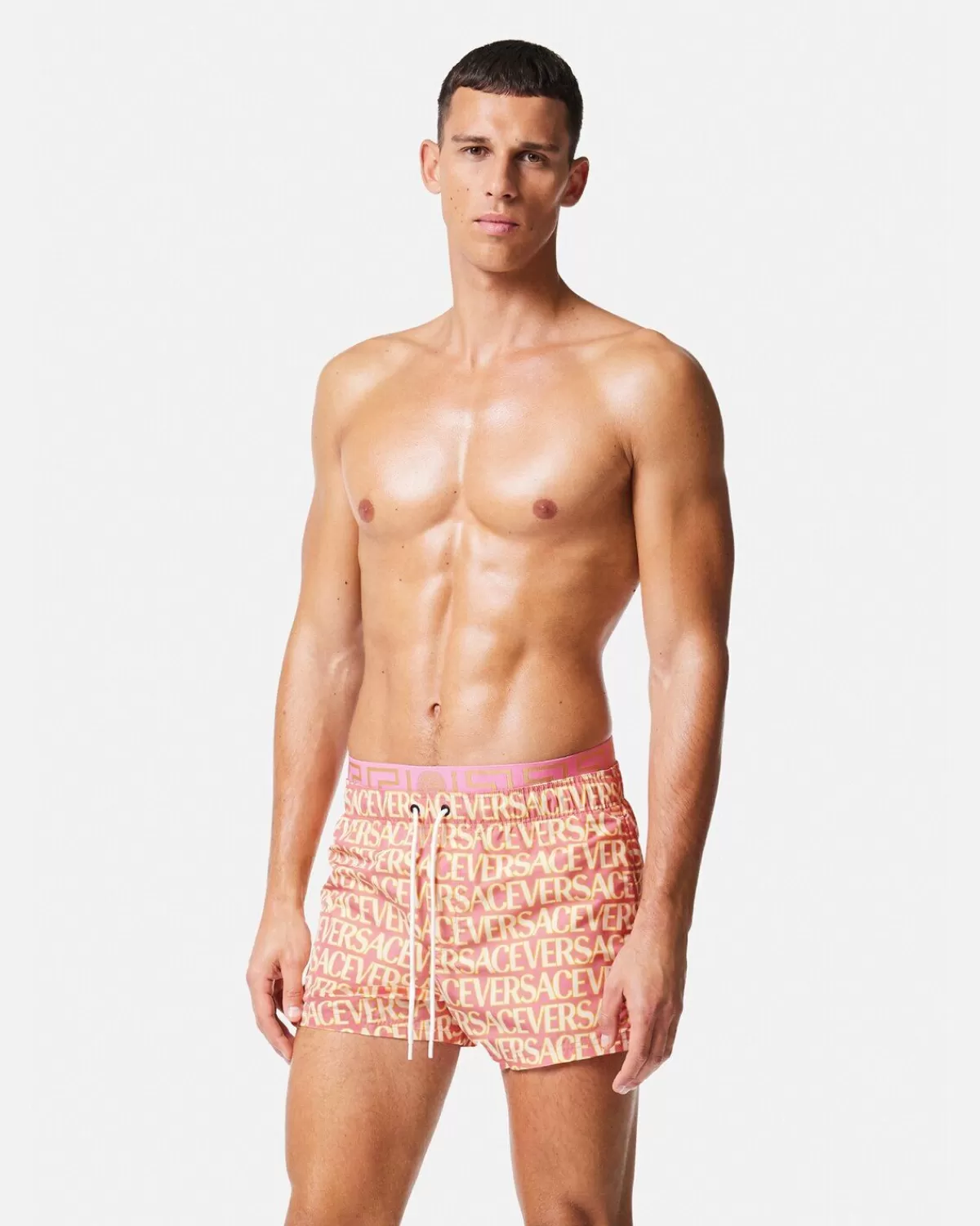 Homme Versace Short De Bain Allover