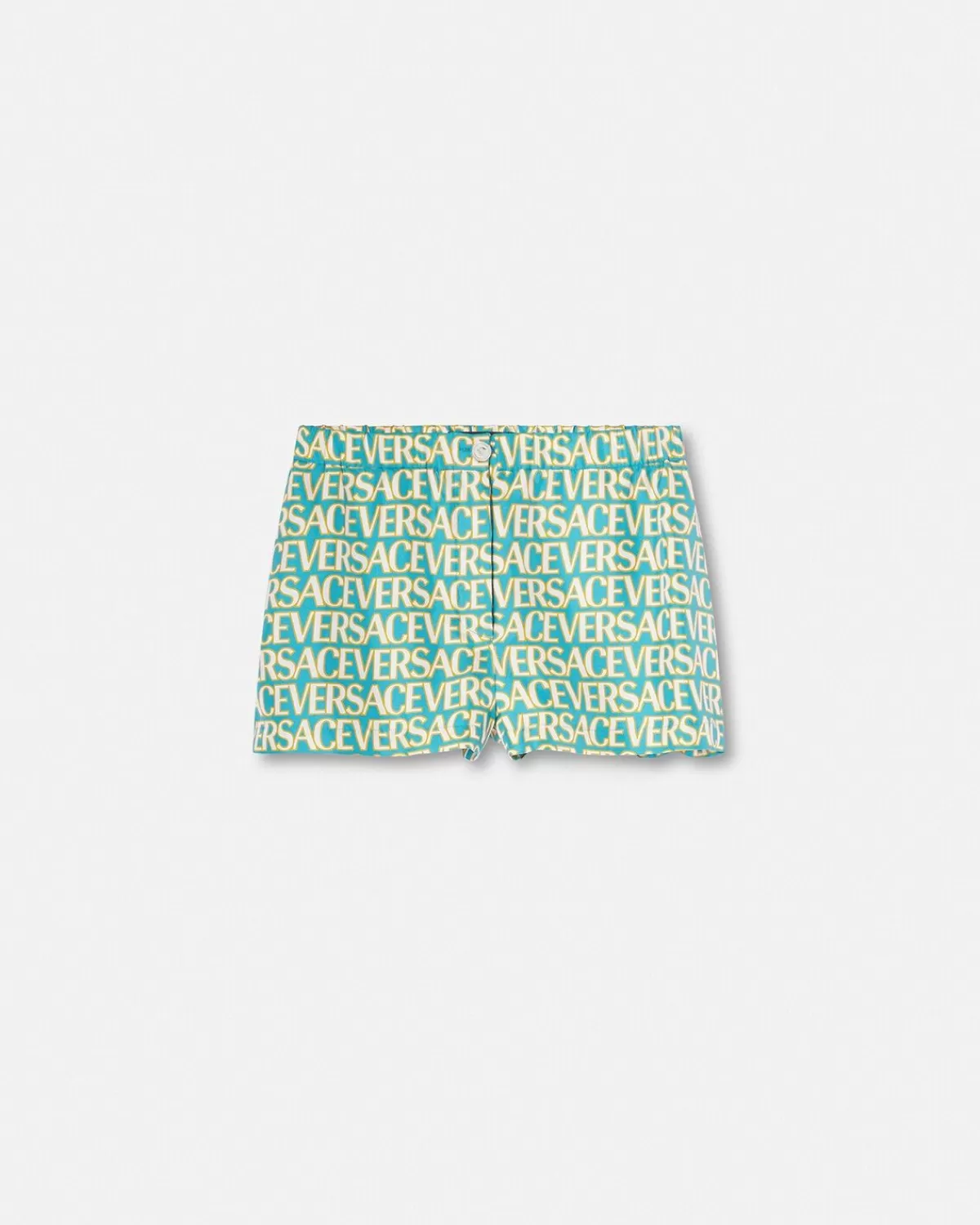 Femme Versace Short De Bain Allover En Soie