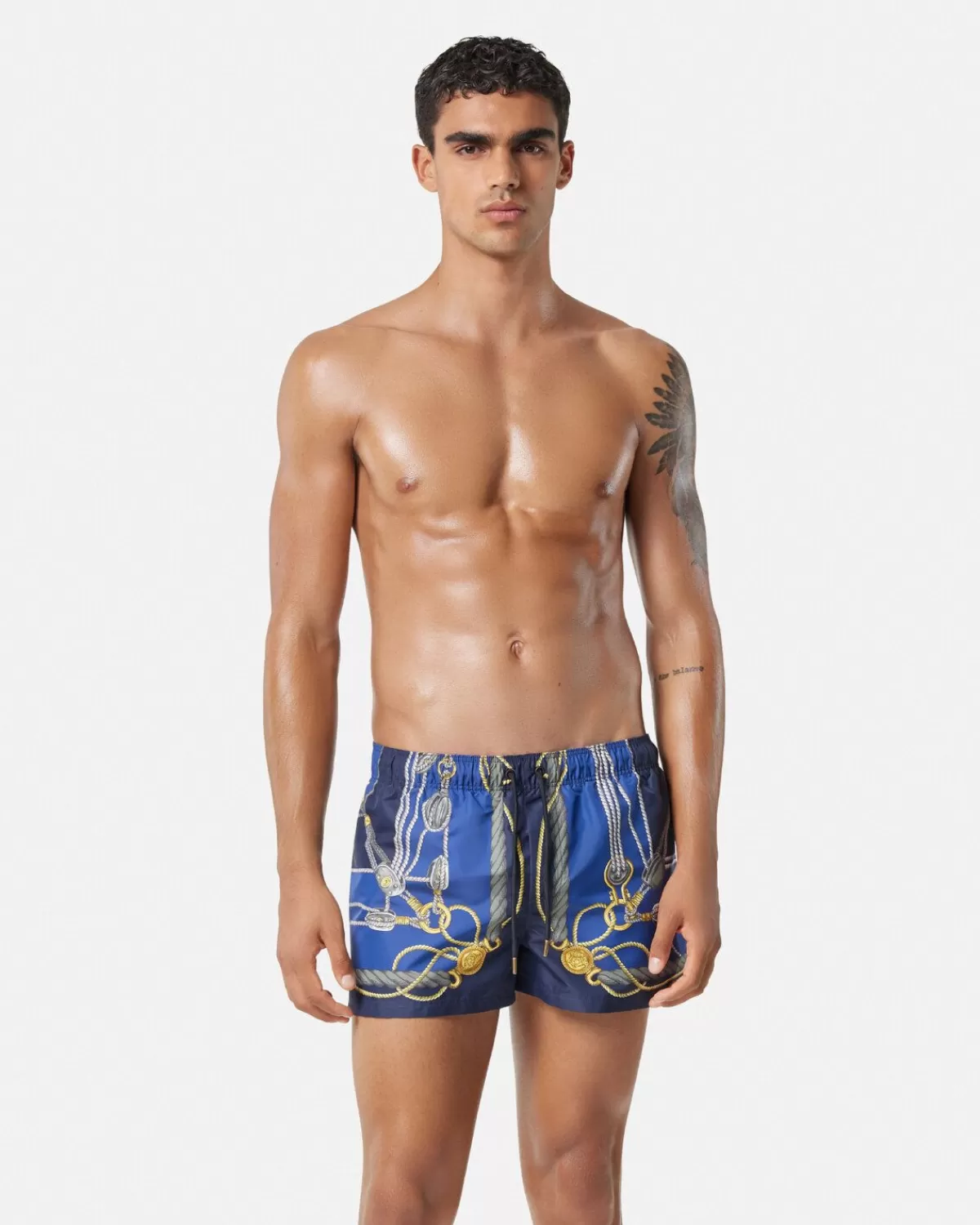 Homme Versace Short De Bain Nautical