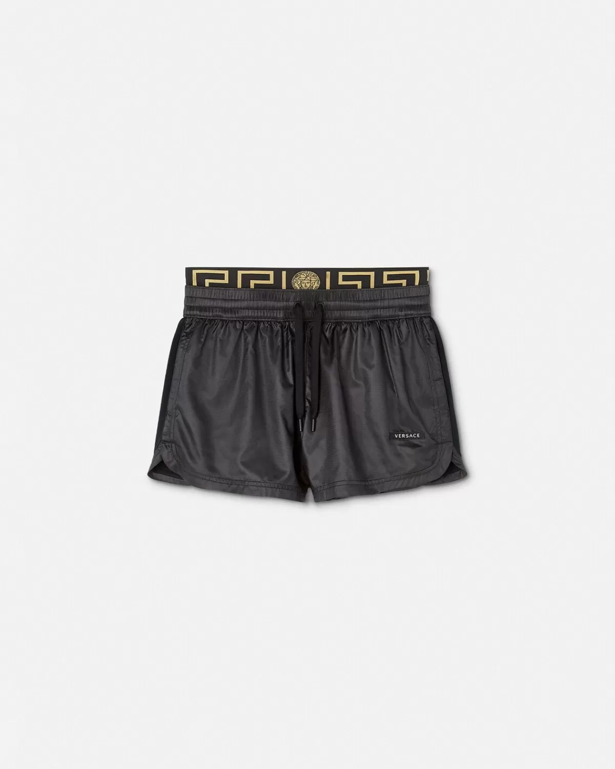 Femme Versace Short De Sport A Bordure Greca