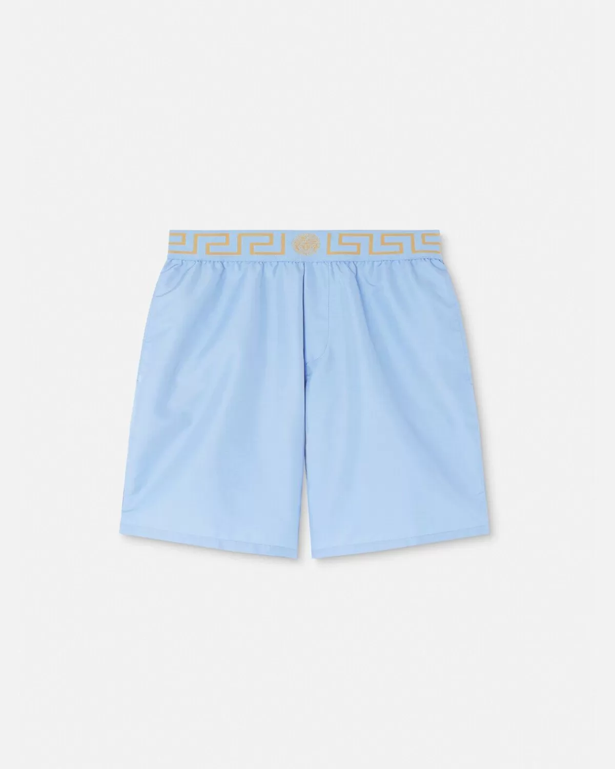 Homme Versace Short De Surf A Bordure Greca