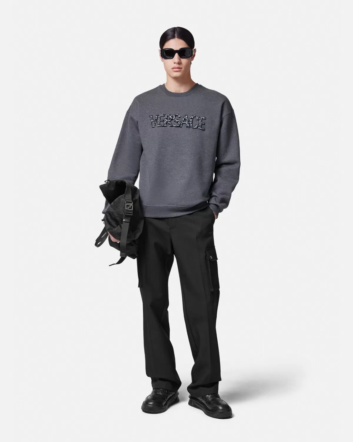 Homme Versace Sweat A Logo Coccodrilo