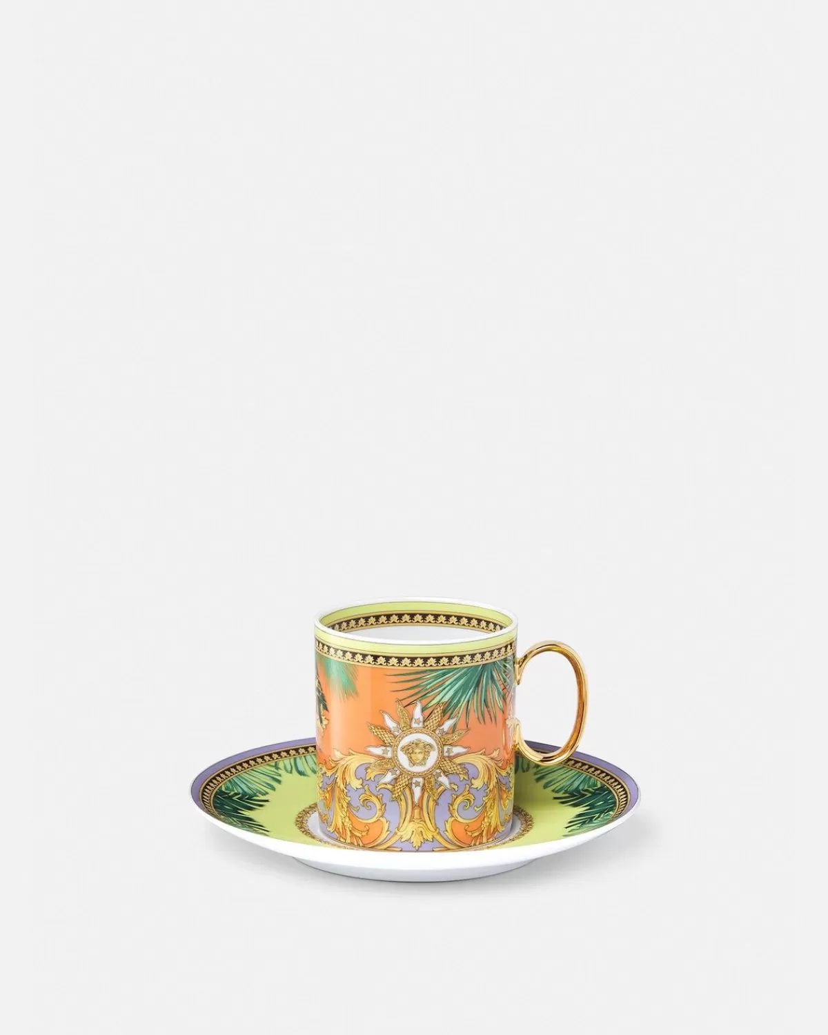 Versace Tasse A Cafe Et Soucoupe Jungle Animalier