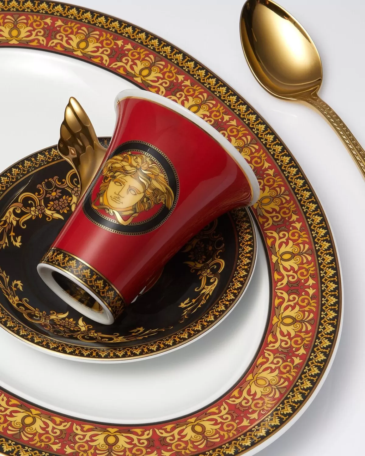 Versace Tasse A Cafe Et Soucoupe Medusa